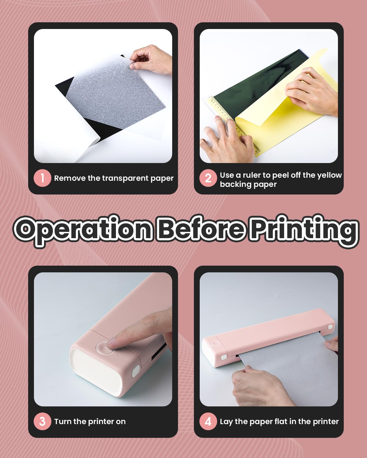 Phomemo Phomemo M08F Bluetooth Tattoo Stencil Printer: Ideal for Artists & Beginners - Includes 10 Transfer Papers - View 6 of 8