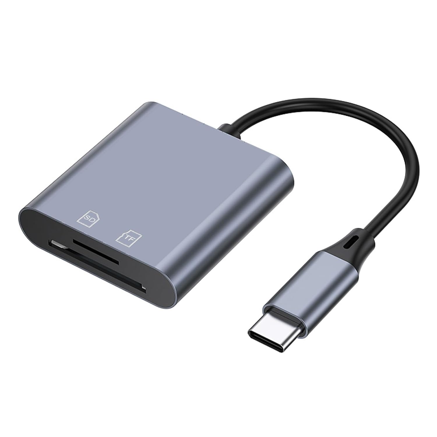 Lorlorkool USB C SD Card Reader for iPhone 15 Lorlorkool Aluminum Type C Memory Card Reader for SDXC SDHC Micro SD and More
