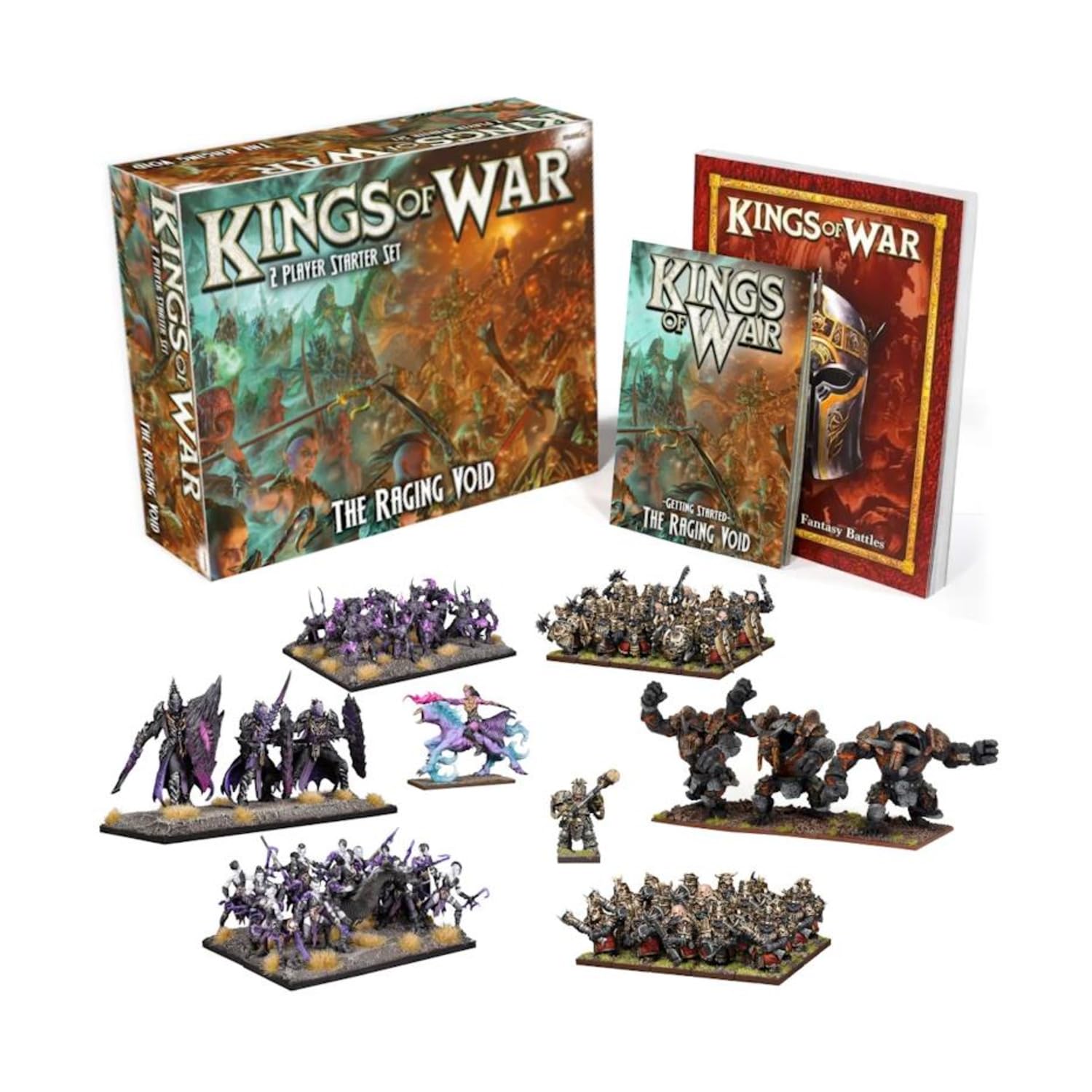 mantic Mantic The Raging Void Twilight Kin vs Abyssal Dwarfs Kings of War Set for Epic Tabletop Battles - View 2 of 3