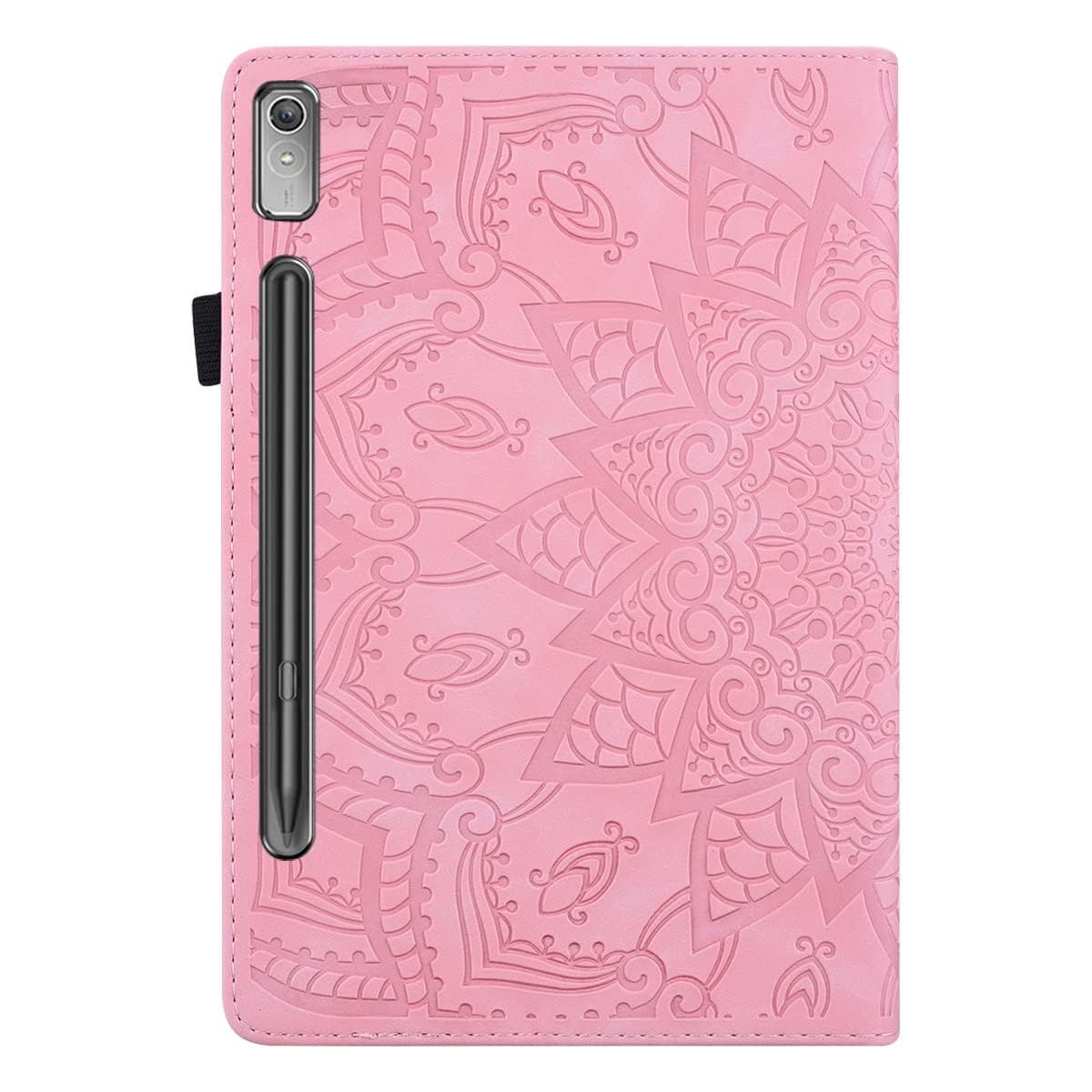 TIPOYOROO TIPOYOROO Pink PU Leather Folio Case for Samsung Galaxy Tab S10 Plus S9 Plus S9 FE 12.4 Inch with Multi-Angle Viewing Auto Sleep Wake Function - View 2 of 7