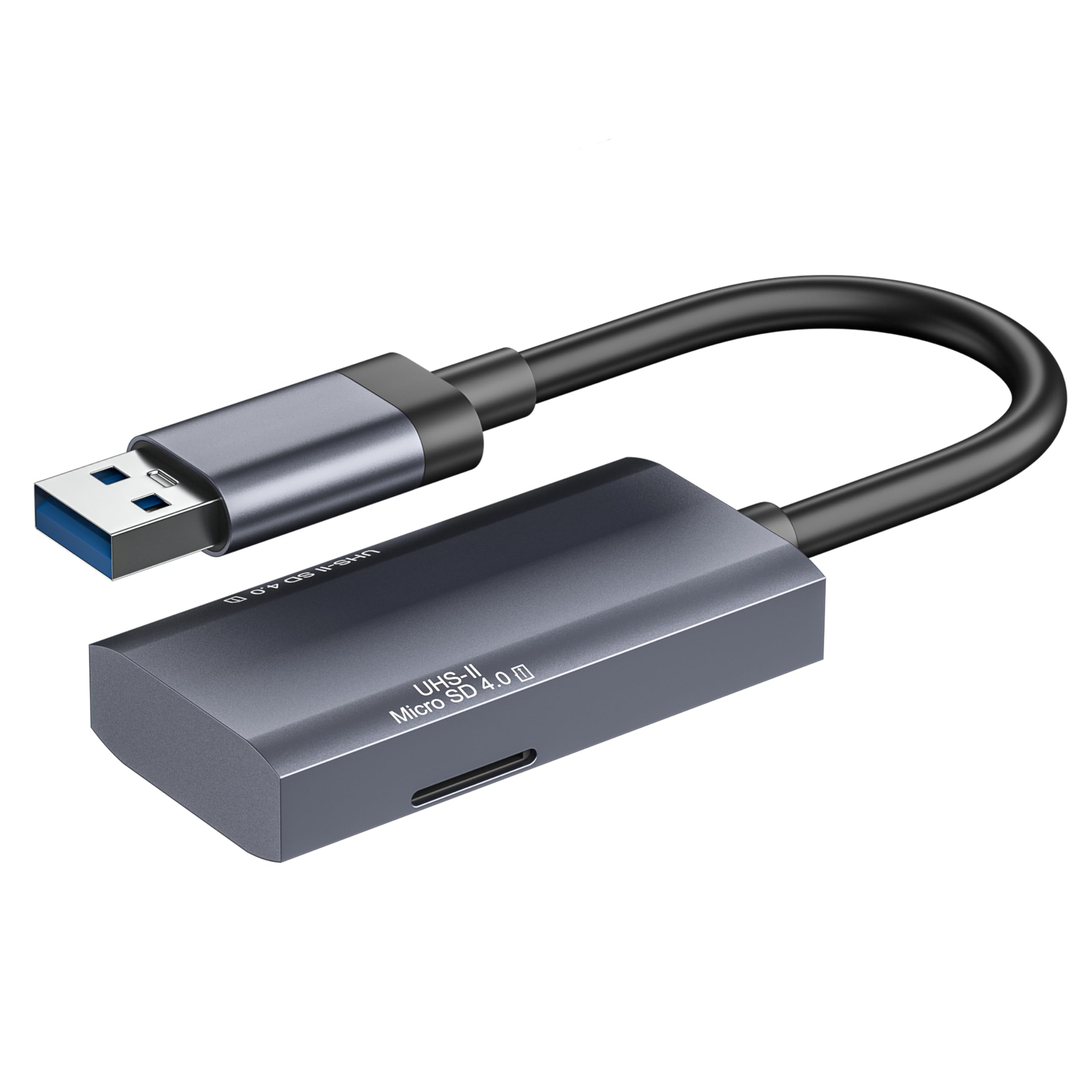 WEELIAO UHS-II SD 4.0 Card Reader 2 in 1 USB 3.0 for Desktop PC Mini PC Laptops Tablets Supports SD Micro SD SDXC SDHC MMC RS-MMC UHS-II UHS-I Cards