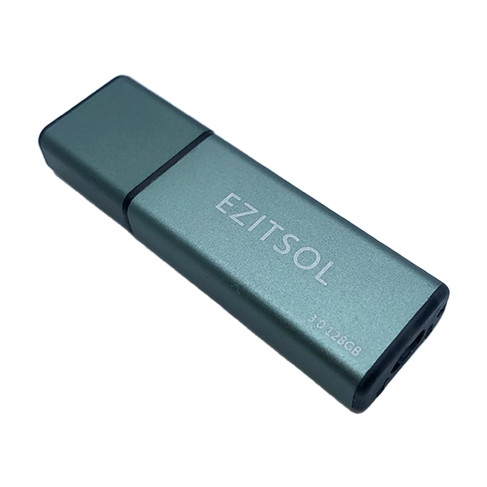 EZITSOL EZITSOL 128GB Write Protect USB Flash Drive with Physical Switch High Speed up to 150MB/S MLC Jump Drive Memory Stick