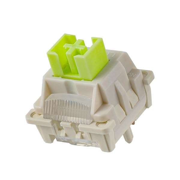 EPOMAKER EPOMAKER x LEOBOG Reaper Keyboard Switches: 100 Pcs 45gf Linear, Lubed 5-Pin, POM Stem, LED Slot - Perfect for Mechanical Keyboards