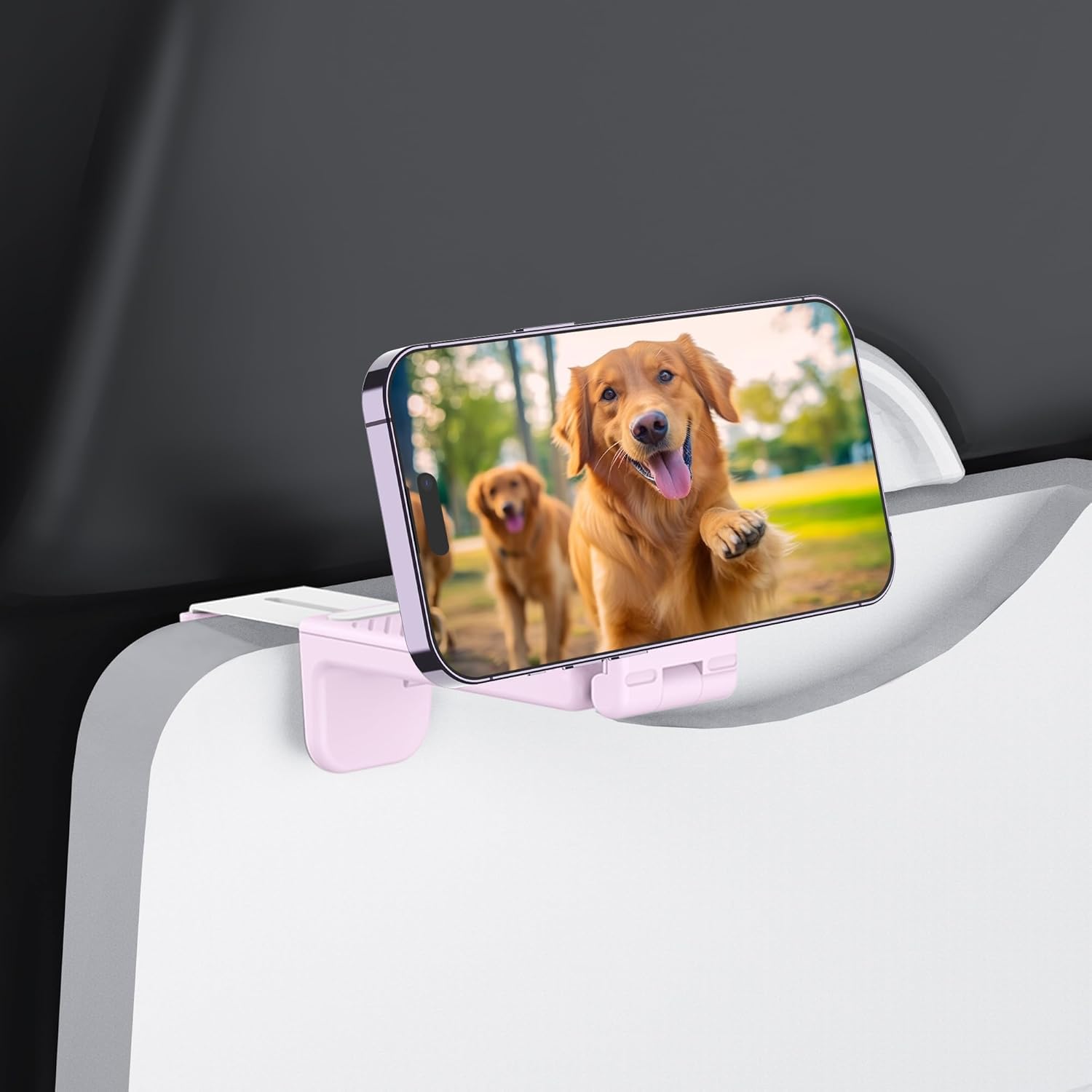 PROfezzion PROfezzion Magnetic Airplane Phone Holder for Mag Safe iPhone 16 15 14 13 12 and All Phones 360 Degree Rotation Travel Accessory