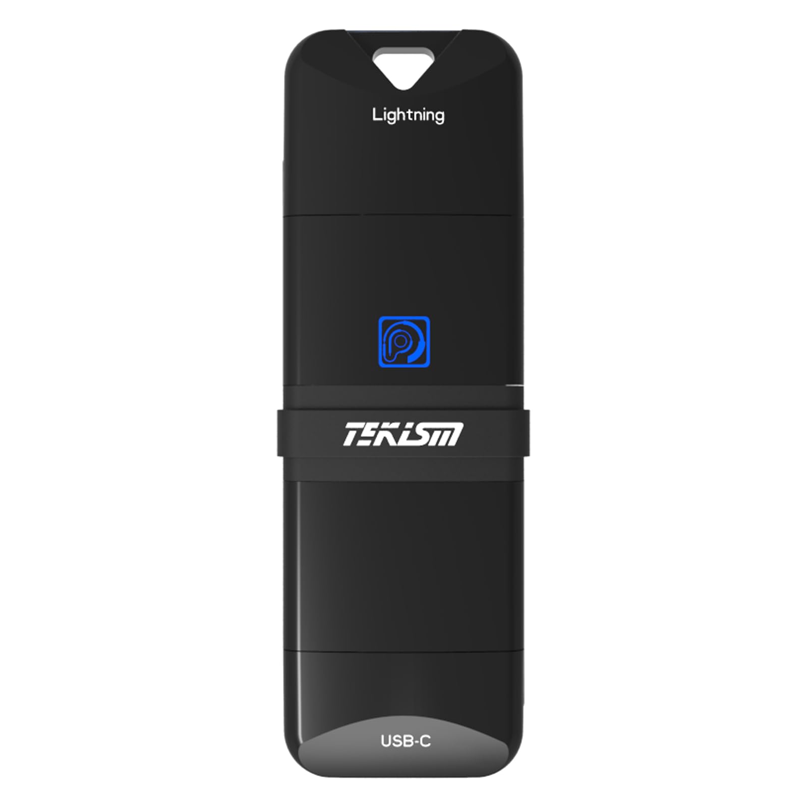 TEKISM TEKISM MFi Certified 128GB Flash Drive USB C Memory Stick for iPhone Android Smartphone and Computers with Keychain