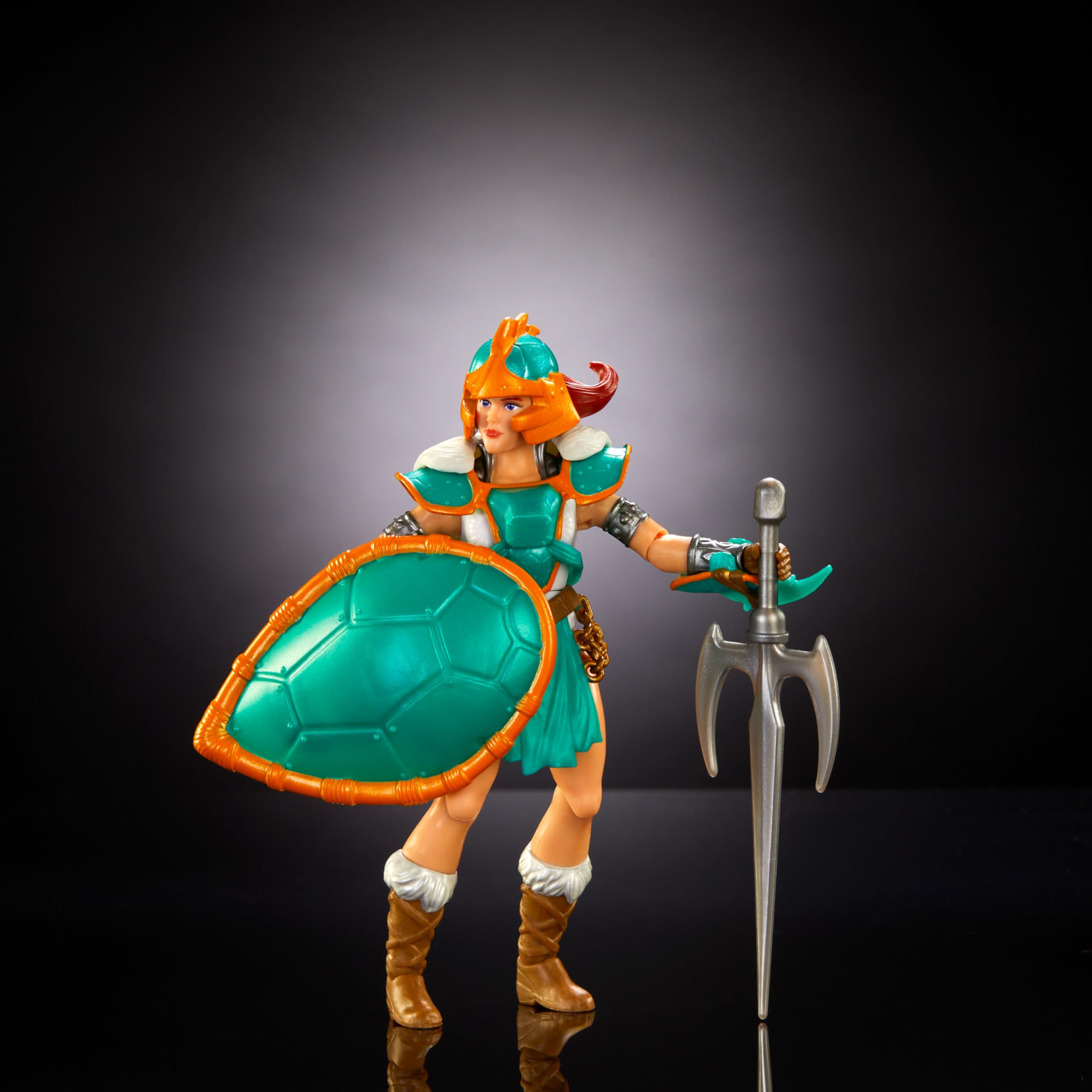 Masters of the Universe Masters of the Universe Mattel Origins Turtles of Grayskull Teela Action Figure with 16 Joints TMNT and Motu Crossover Collectible Toy - View 5 of 6
