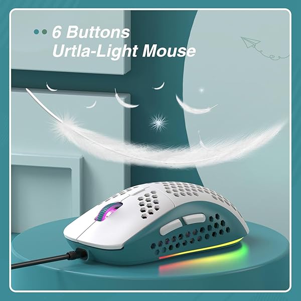 SELORSS RK-T60 Wired 60 Percent TKL Mechanical Gaming Keyboard with Rainbow Backlight Ultra Compact NKRO Linear Red Switch for Windows PS4 PC Gamer - View 8 of 11