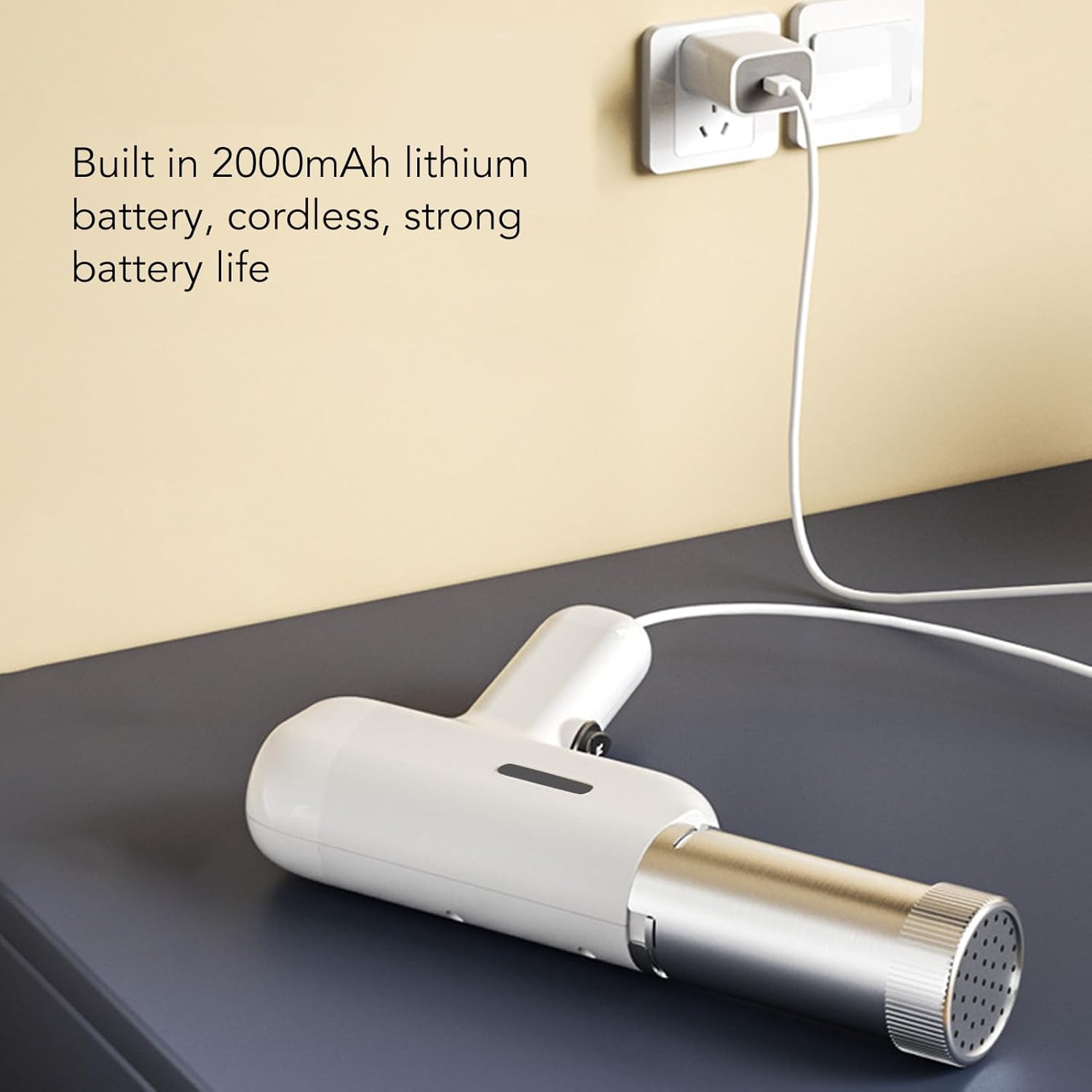 Fockety Electric Pasta Maker Automatic Portable Handheld Noodle Maker with 5 Noodle Options for Homemade Spaghetti and Ramen - View 6 of 9