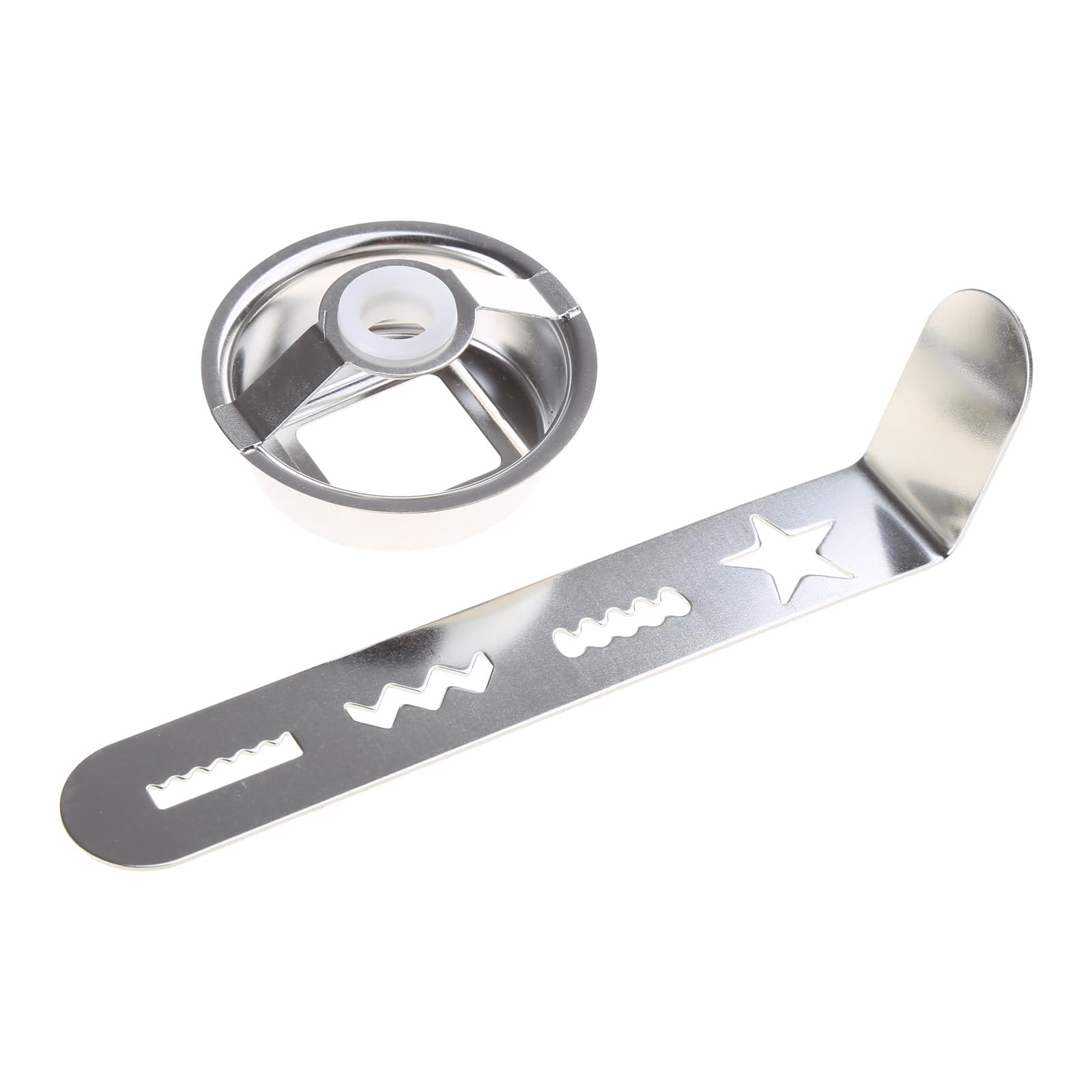 KODASW KODASW Cookie Maker Attachment Pastry Meat Grinder Stainless Steel Biscuit Mold Dough Cutters for Perfect Cookies and Pastries - View 8 of 9