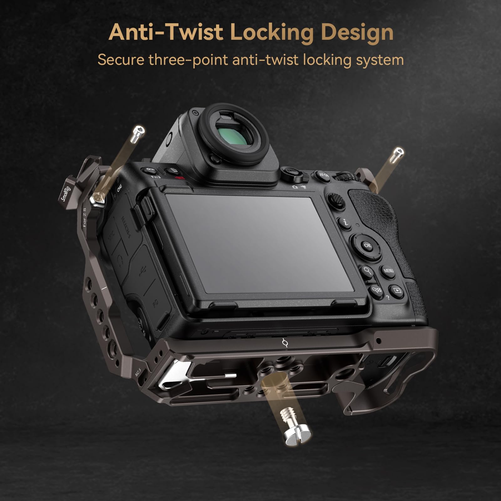 SMALLRIG SmallRig Night Eagle Z8 Camera Cage for Nikon Z 8 Aluminum Alloy Full Cage with Quick Release Plate and Cold Shoe Mount 4316 - View 2 of 8