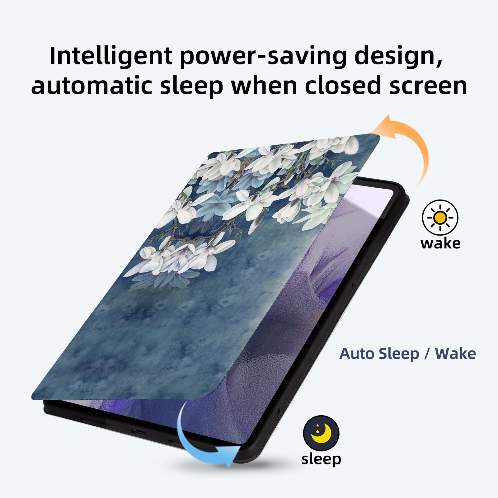 Nuouxoco Nuouxoco Shockproof Case for Galaxy Tab S7 FE 12.4 inch 2021 with Multi-Angle Kickstand Compatible with Models SM-T730 T733 T736 T738 T970 T975 T976 T978 - View 4 of 7