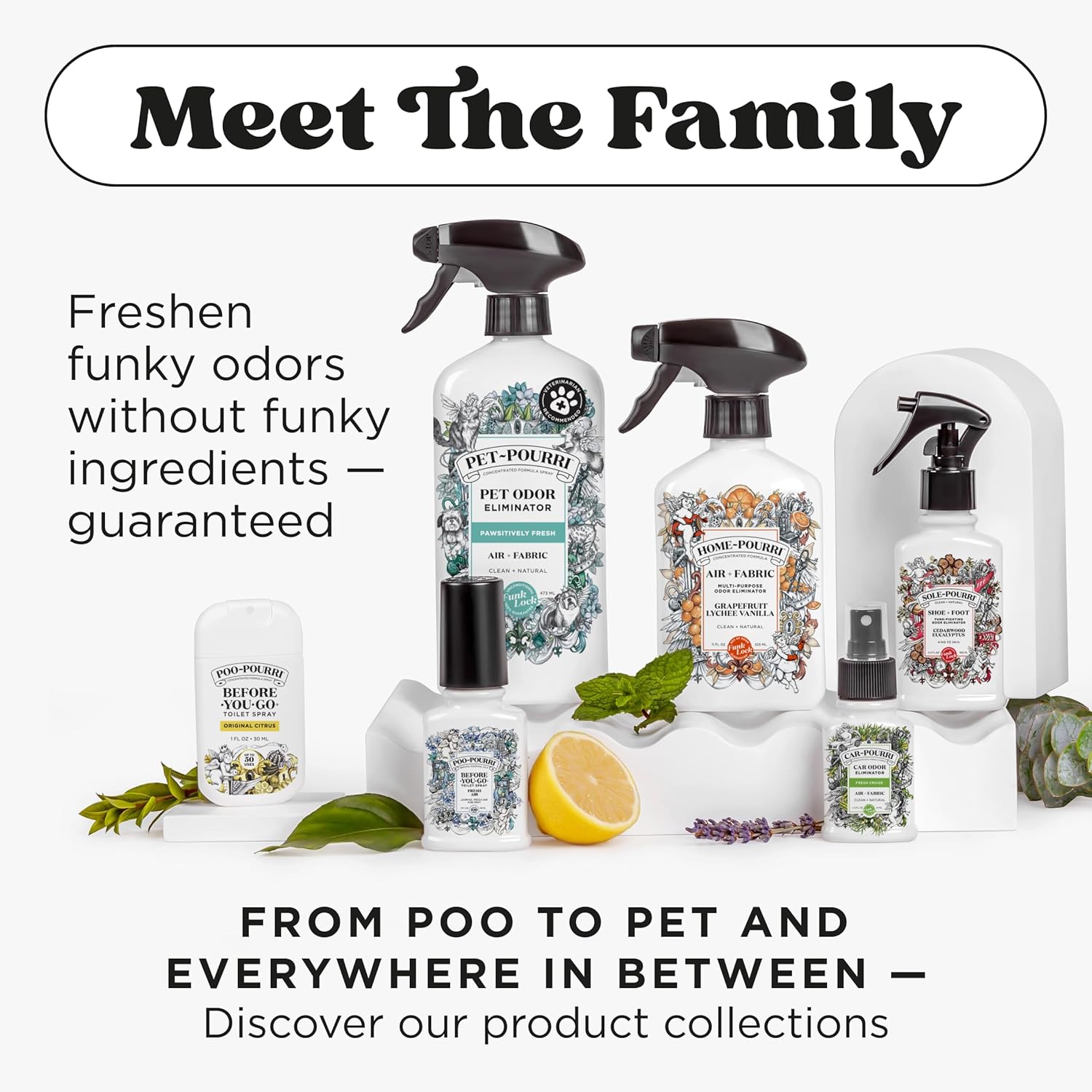 Poo-Pourri Home Pourri Trash Can Odor Freshener 8 Fl Oz Lime Zest and Matcha for Fresh Smelling Home - View 8 of 8
