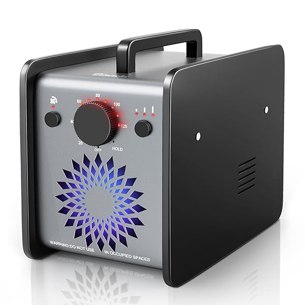 Discala Ozone Generator 35000mg/h Powerful Odor Eliminator for Home and Car Comprehensive Odor Removal Machine Black