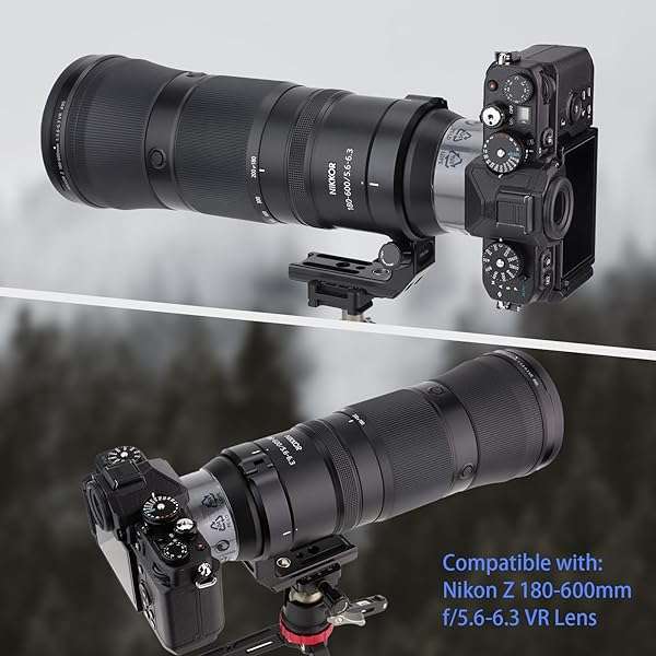 Haoge Haoge LMR-Z186 Lens Collar for Nikon Z 180-600mm: Tripod Mount with Arca Quick Release - View 4 of 10