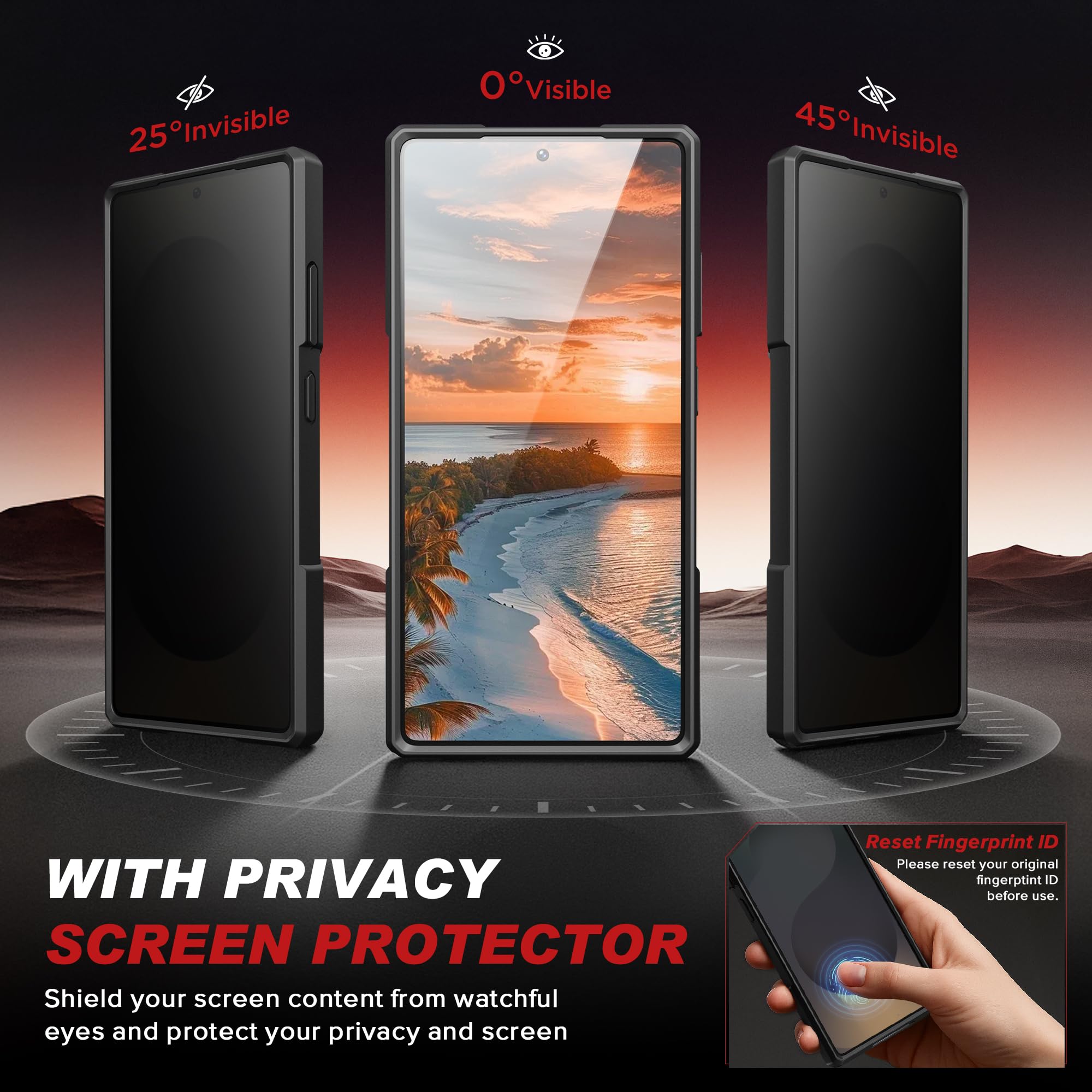 TONGATE TONGATE Samsung Galaxy S24 Ultra Case with MagSafe Ring Stand and Camera Cover Rugged Protection Green 6.8 Inch - View 2 of 8