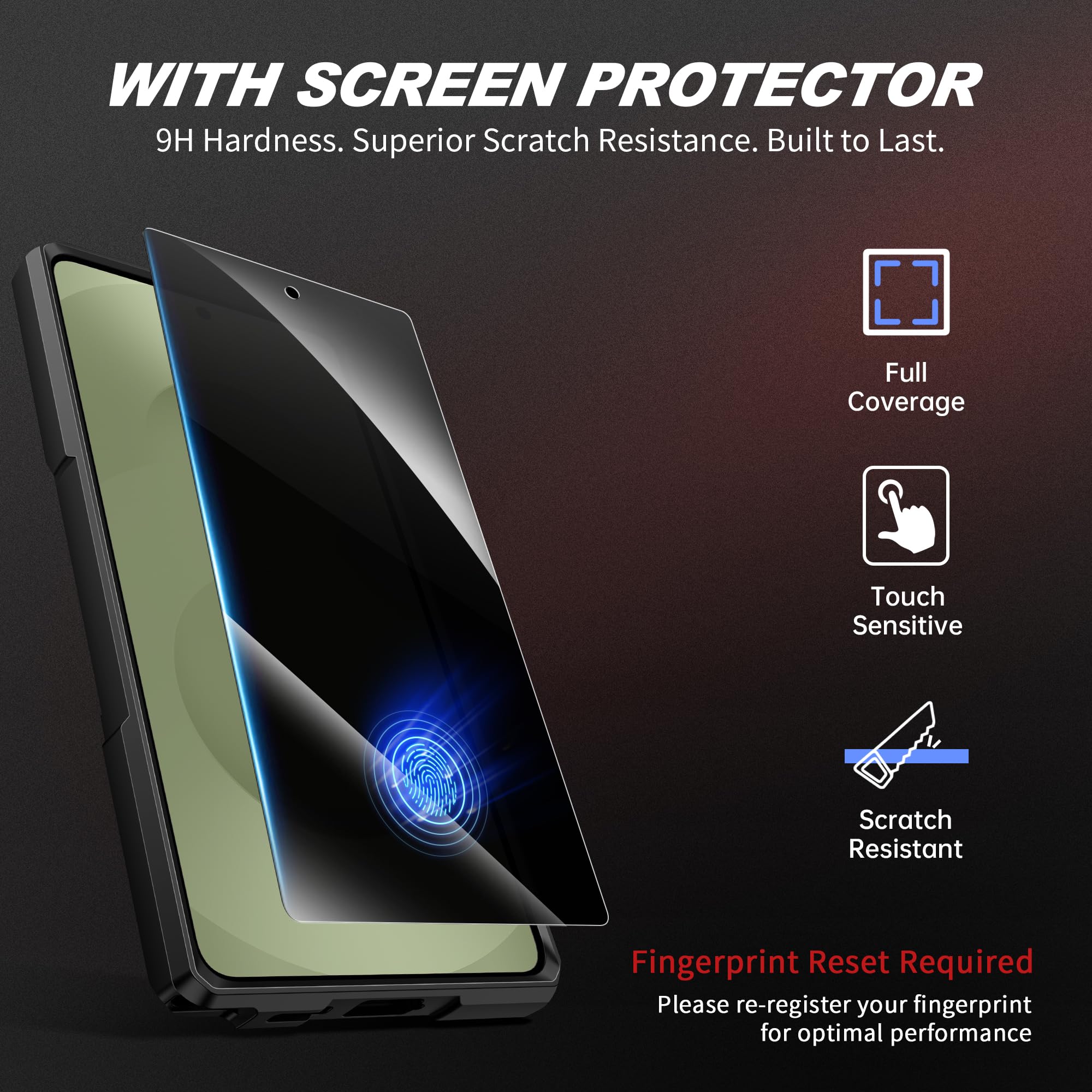 TONGATE TONGATE Samsung Galaxy S24 Ultra Case with MagSafe Ring Stand and Camera Cover Rugged Protection Green 6.8 Inch - View 7 of 8