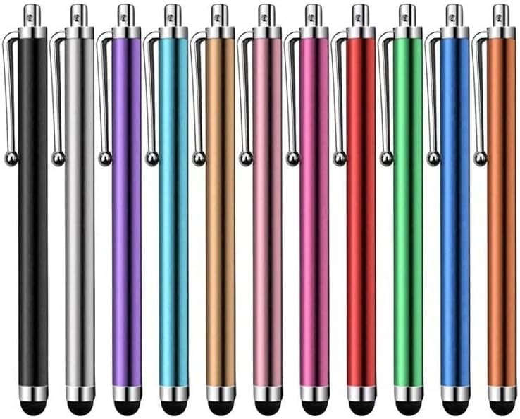 BUBUCAM 10 PCS Universal Stylus Pen Set for Mobile Phones Tablets and All Capacitive Touch Screen Devices