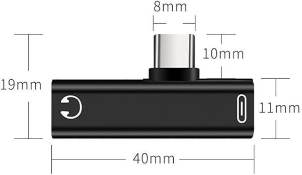 BUBUCAM BUBUCAM USB C to 3.5MM Audio Adapter 2 in 1 Charging Cable for Huawei Xiaomi High Quality Sound and Fast Charging - View 7 of 8