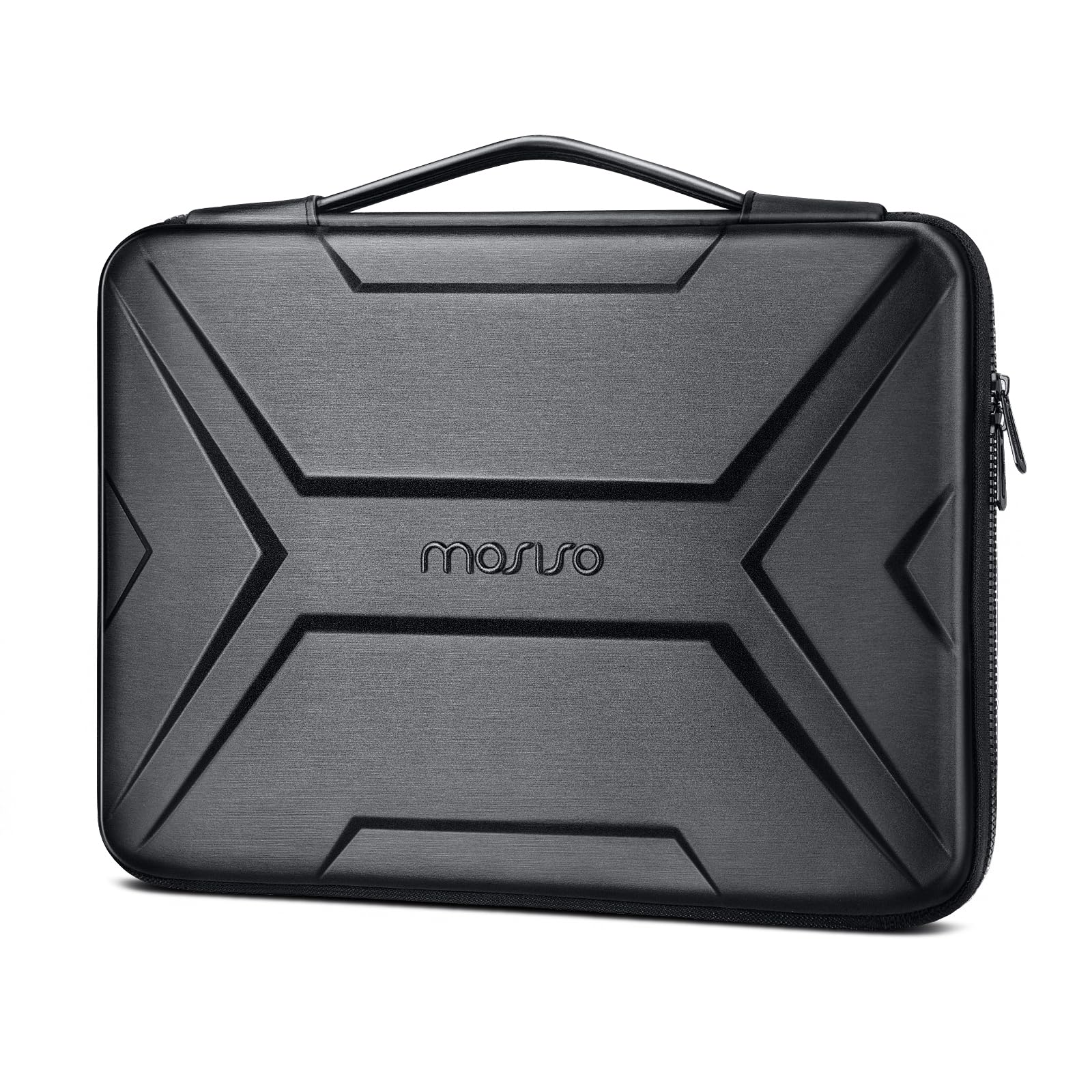 MOSISO MOSISO 15-16 Inch Laptop Hard Case Waterproof Shockproof Sleeve for MacBook HP Dell Artistic Geometric Design Black Carrying Bag