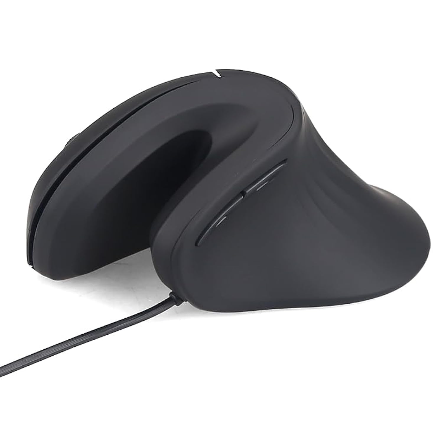 HXMJ HXMJ Vertical Wired Mouse Ergonomic Optical Silent Click Right Handed Black for Comfortable Computing