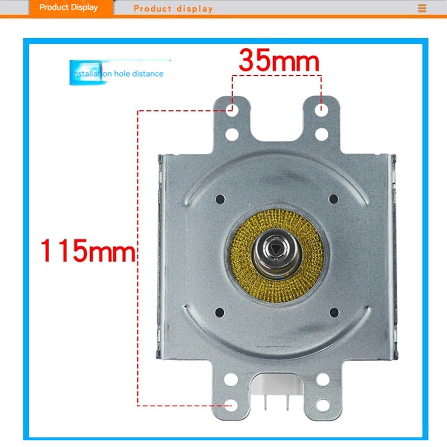 HMHAMA HMHAMA 2M286-23TAG 1000W Microwave Oven Magnetron Compatible with LG Replacement Parts - View 4 of 5
