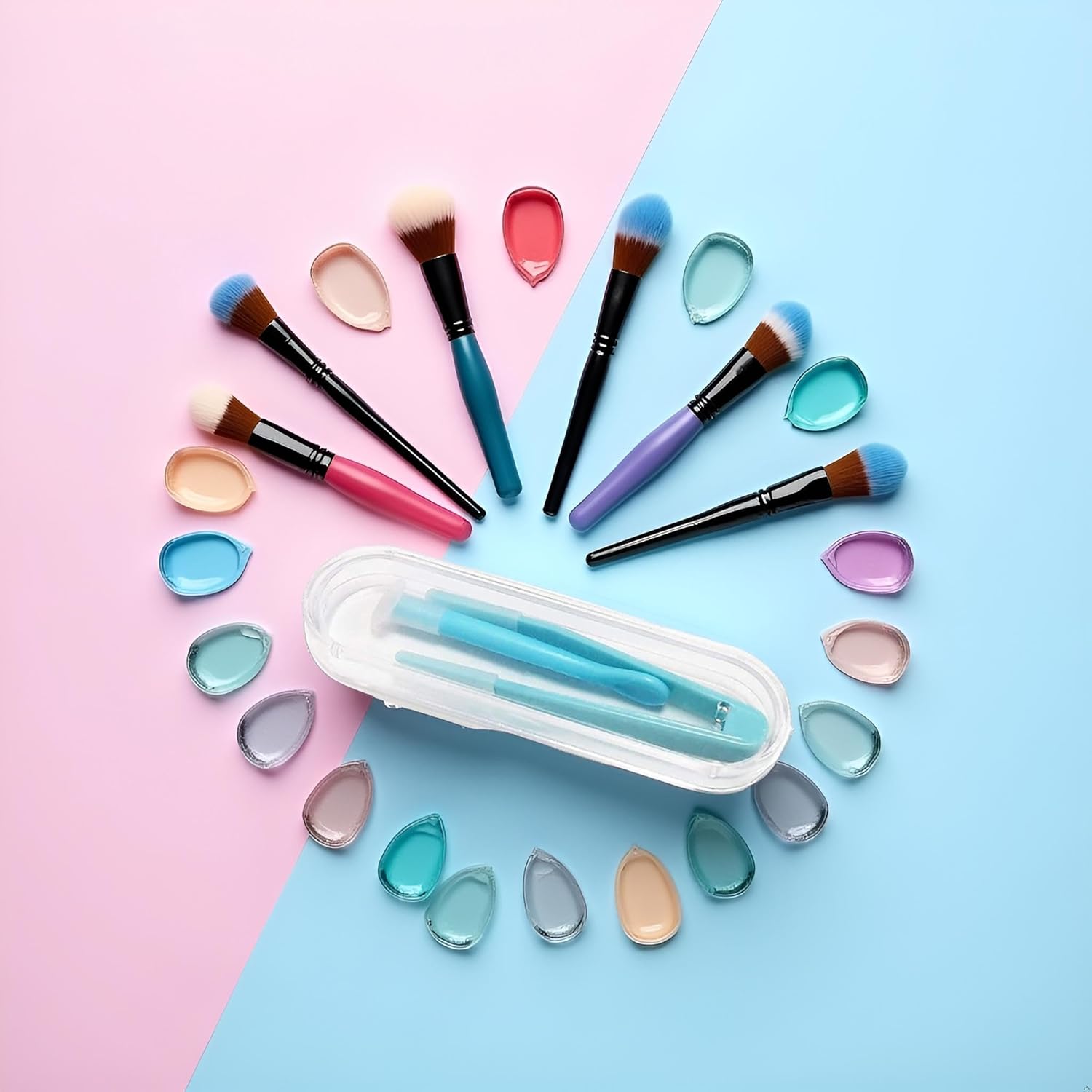 DPWOUM DPWOUM Blue Contact Lens Applicator Remover and Tweezer Soft Tip Compact Multipurpose Tool for Easy Lens Handling - View 3 of 9