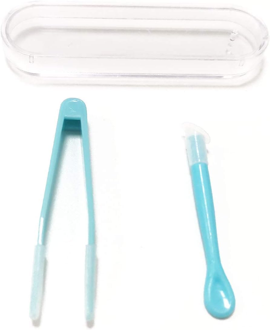 DPWOUM DPWOUM Blue Contact Lens Applicator Remover and Tweezer Soft Tip Compact Multipurpose Tool for Easy Lens Handling - View 6 of 9