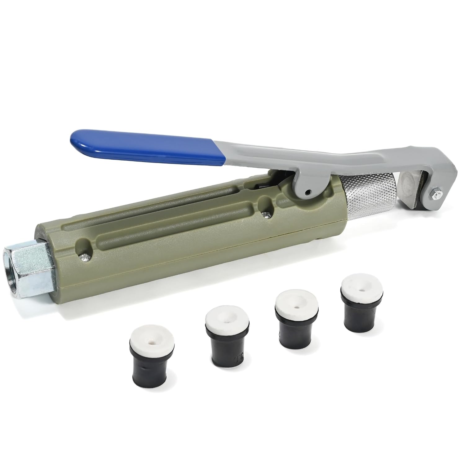 KZU Sand Blaster Gun Kit with 4X Ceramic Tips and Nozzles for Efficient Rust Paint and Stain Removal