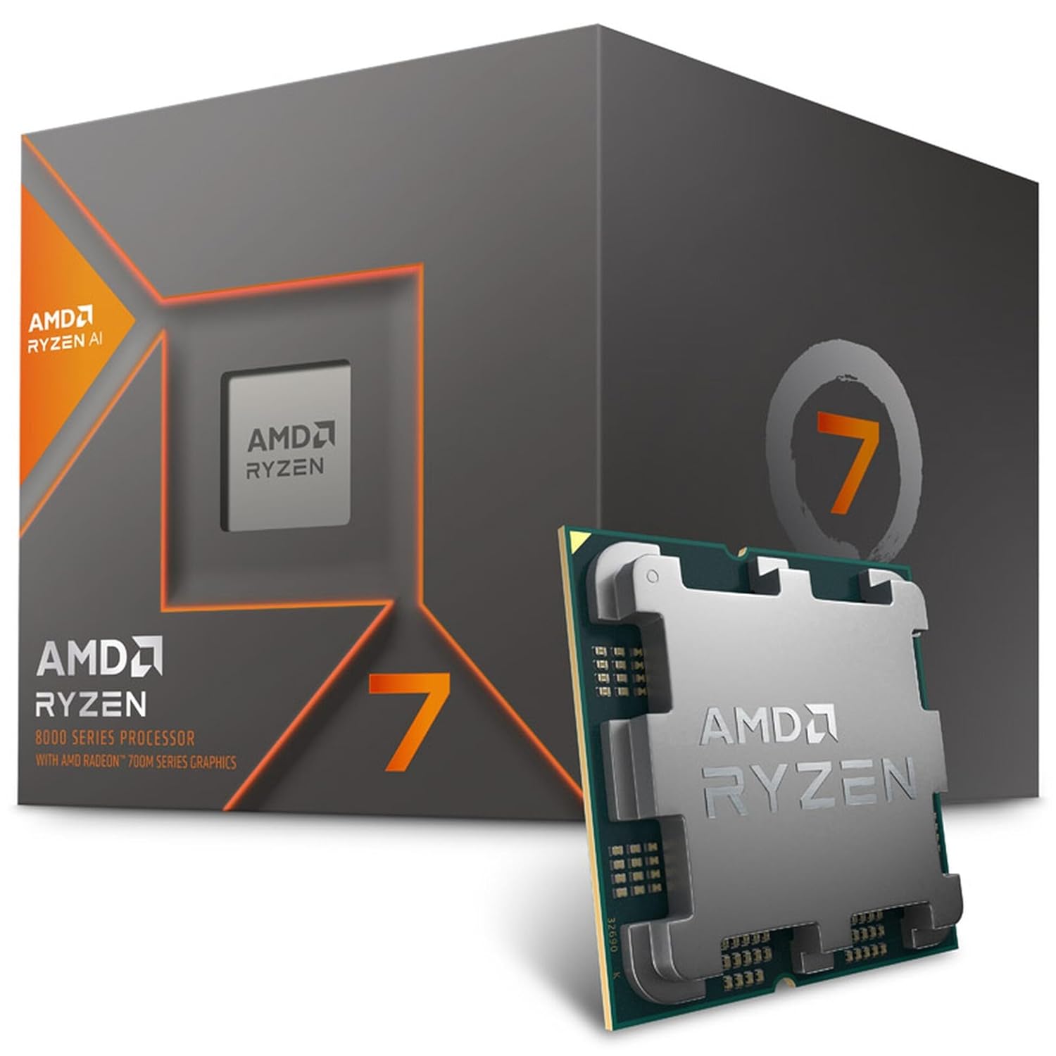 AMD AMD Ryzen 7 8700G 8-Core 16-Thread Desktop Processor for High Performance Gaming and Multitasking