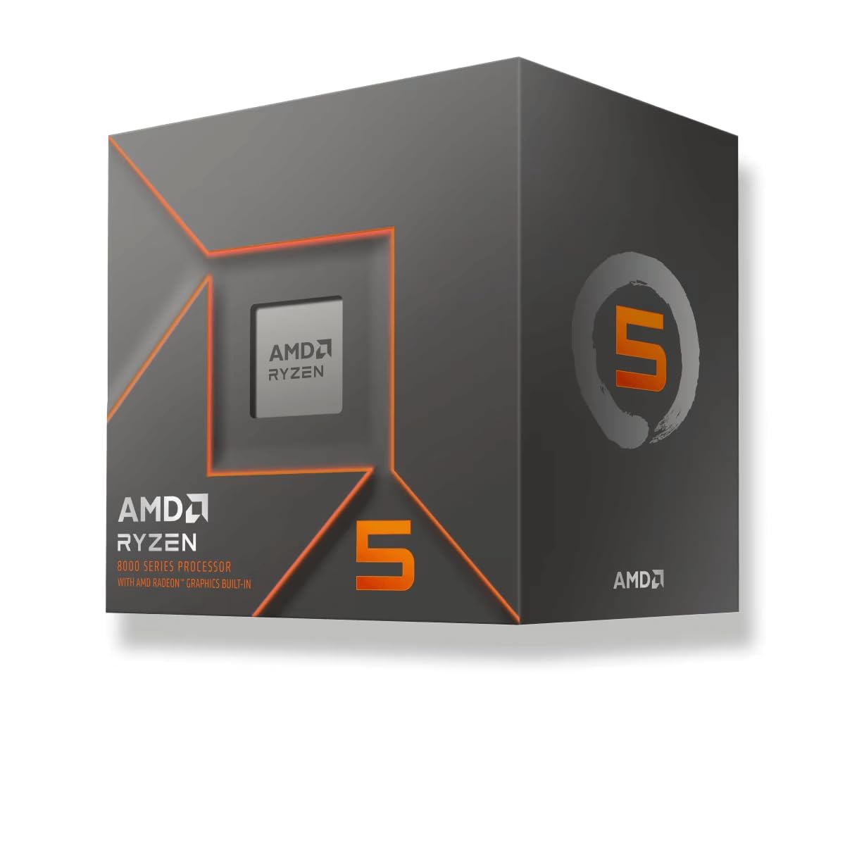 AMD AMD Ryzen 5 8500G 6-Core 12-Thread Desktop Processor for High Performance Gaming and Multitasking