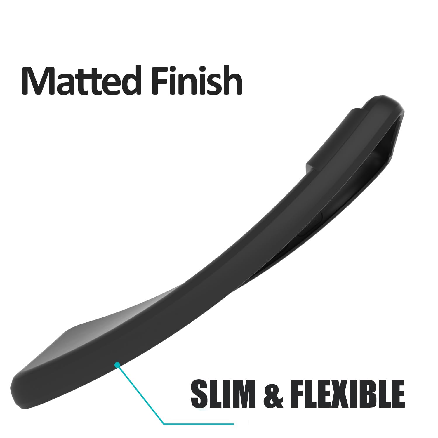 CoverON CoverON Google Pixel 8 Pro Case Lightweight Slim TPU Flexible Skin Protective Sleeve Black - View 6 of 7