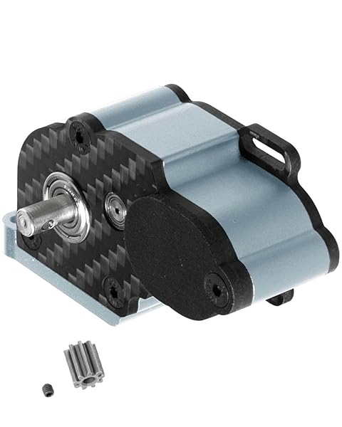 RCMYou RCMYou Aluminum Transmission Gearboxes Upgrade for Axial SCX10 SCX10 II 90046 90047 RC Crawler Car Alloy Hop Ups Titanium
