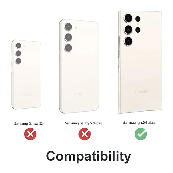 Lunivop Lunivop Heavy Duty Metal Case for Samsung Galaxy S24 Ultra with Built-in Screen Protection and Military Grade Rugged Design Red - View 5 of 8