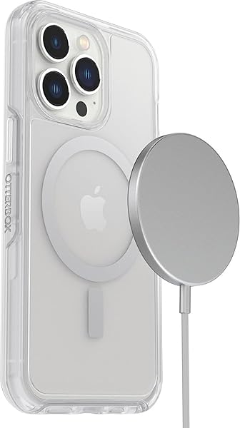 OtterBox OtterBox Symmetry Case with MagSafe for iPhone 13 Clear with Desktop Stand Non Retail Packaging - View 10 of 10