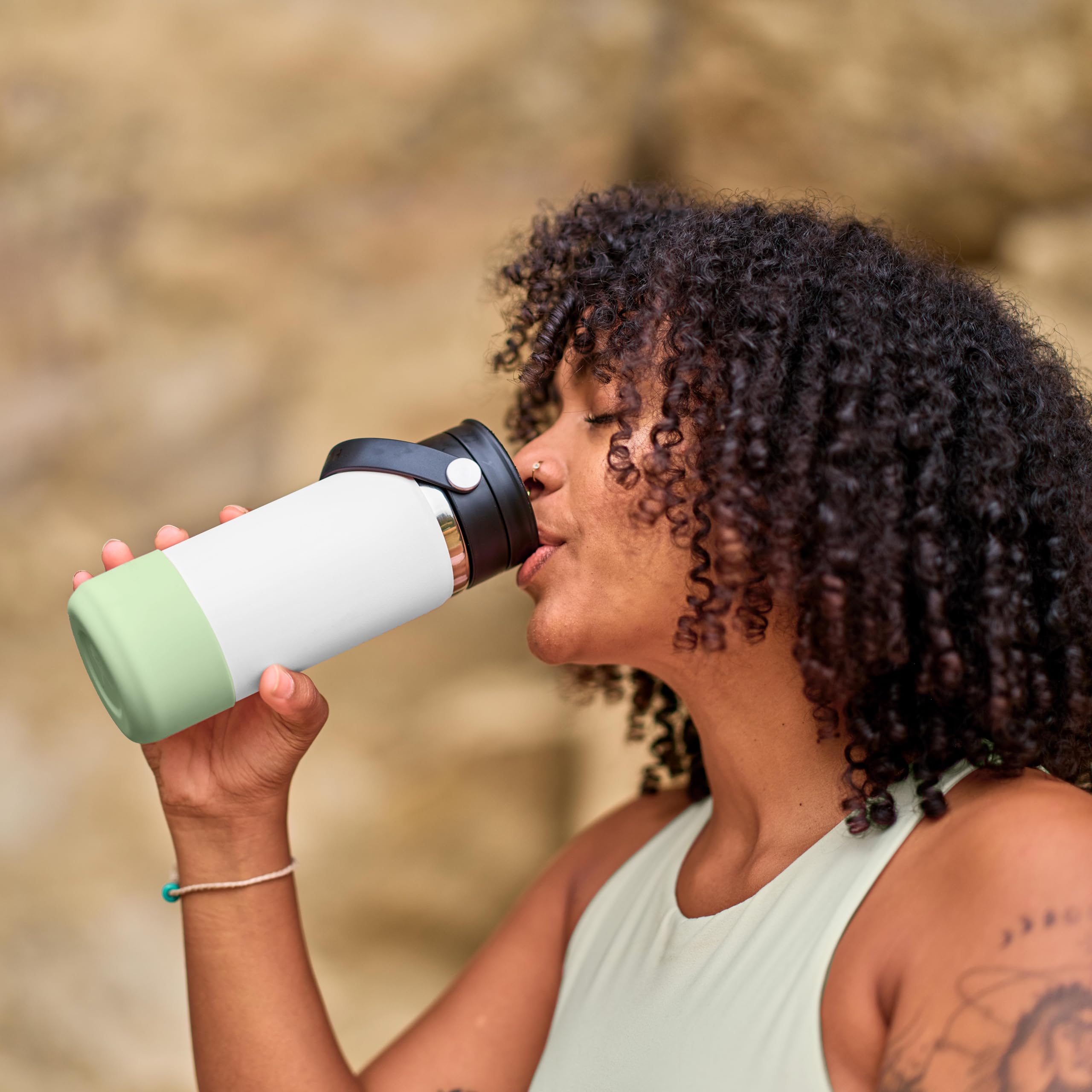 Hydro Flask Hydro Flask 20 Oz Wide Flex Sip Lid Trillium for Easy Hydration on the Go - View 6 of 6