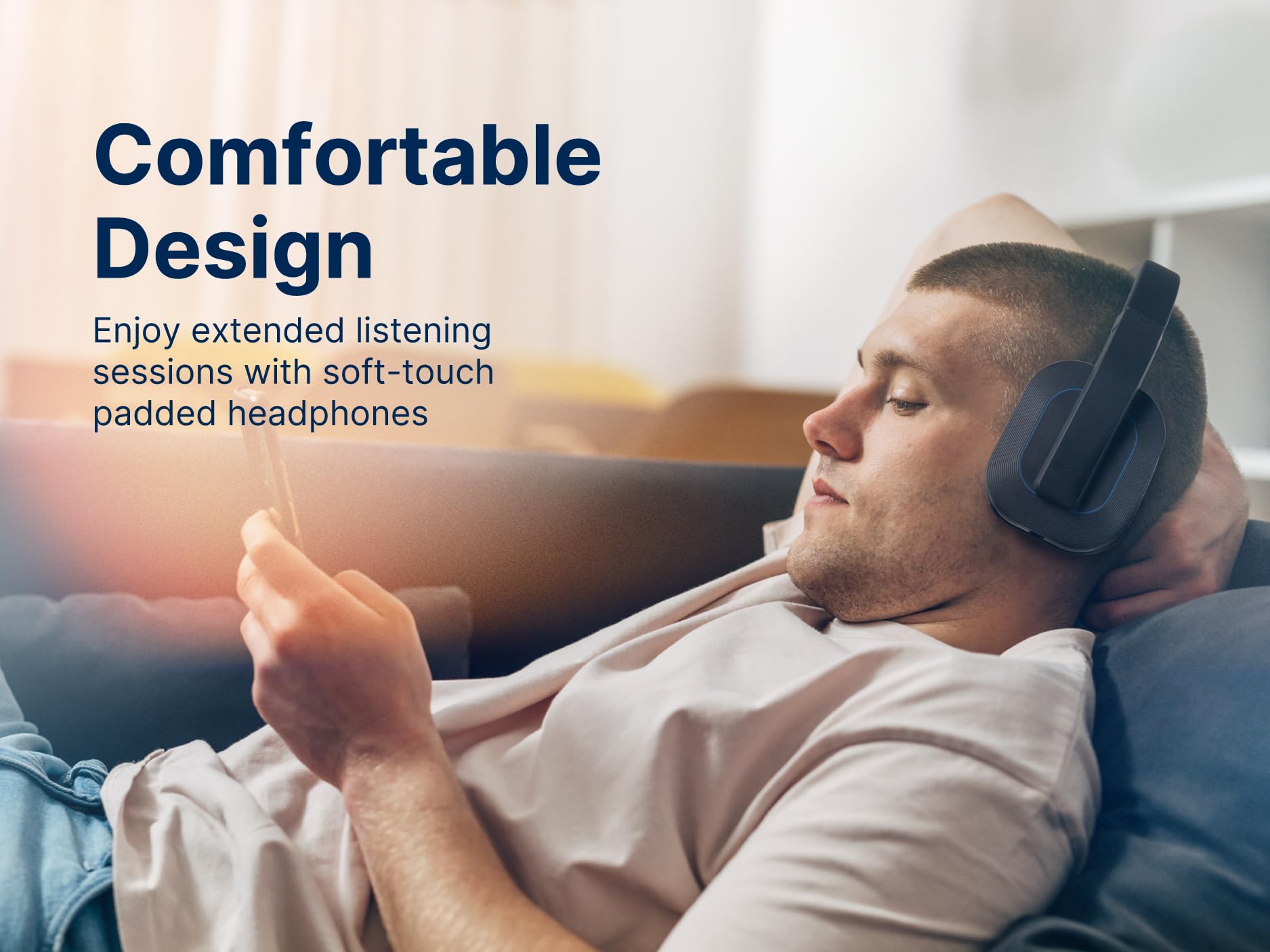 Emerson Emerson EE-9000 Wireless TV Headset with 2.4GHz RF Transmission and Noise Reduction for Clear Audio in Movies and Gaming - View 5 of 9