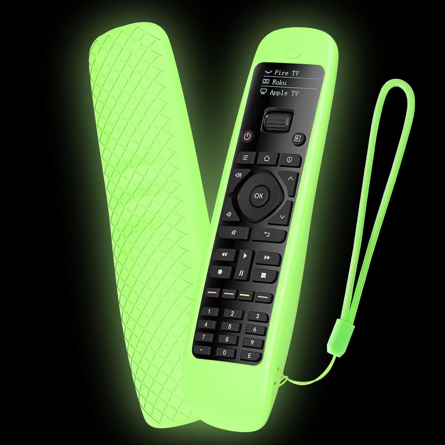 JCMOYUTY JCMOYUTY Green Silicone Case Protector for SofaBaton U2 Universal Remote Glow in Dark - View 2 of 8