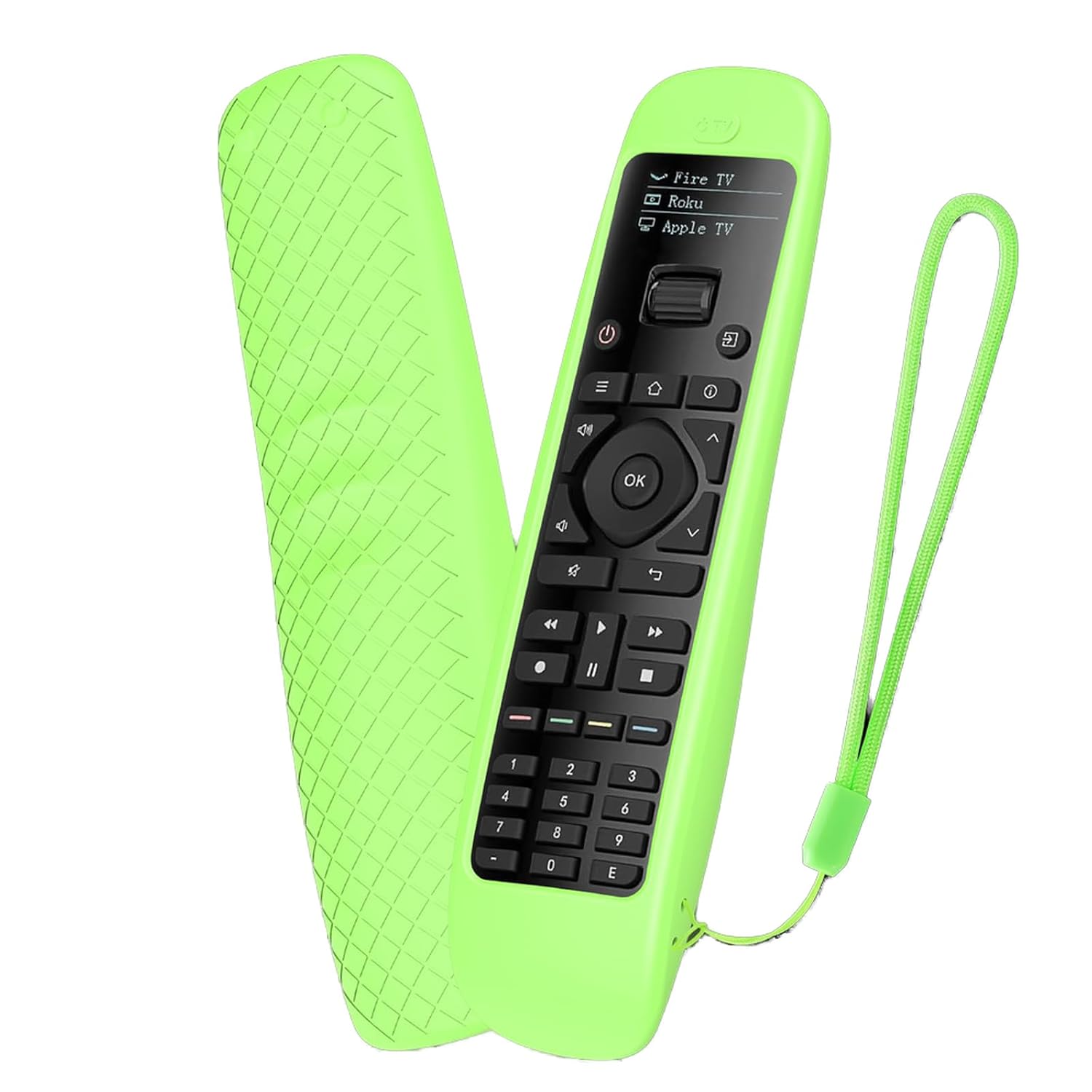 JCMOYUTY JCMOYUTY Green Silicone Case Protector for SofaBaton U2 Universal Remote Glow in Dark