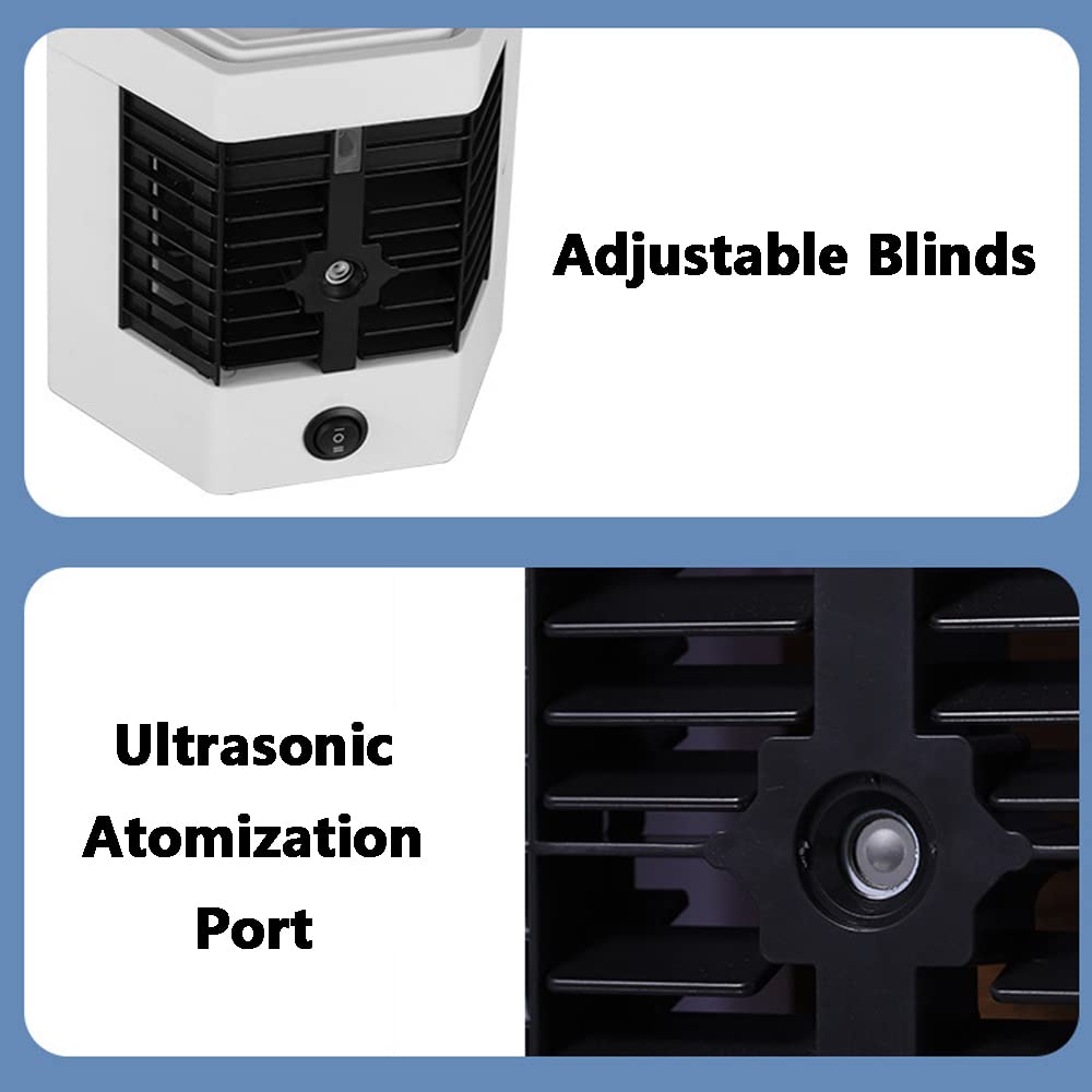 TOTMOX TOTMOX 5V 12W Portable Air Conditioner Mini Cooling Fan for Car Room 3-in-1 Compact Indoor AC Unit - View 7 of 9