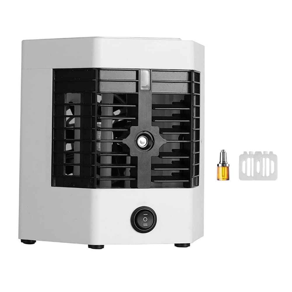 TOTMOX TOTMOX 5V 12W Portable Air Conditioner Mini Cooling Fan for Car Room 3-in-1 Compact Indoor AC Unit