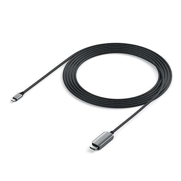 Satechi Buy Satechi USB C to HDMI 2.1 Cable - 8K @ 60Hz, 4K @ 120Hz, Compatible with MacBook Pro, iPad Pro, iPhone 15 (6.5 ft) - View 2 of 8