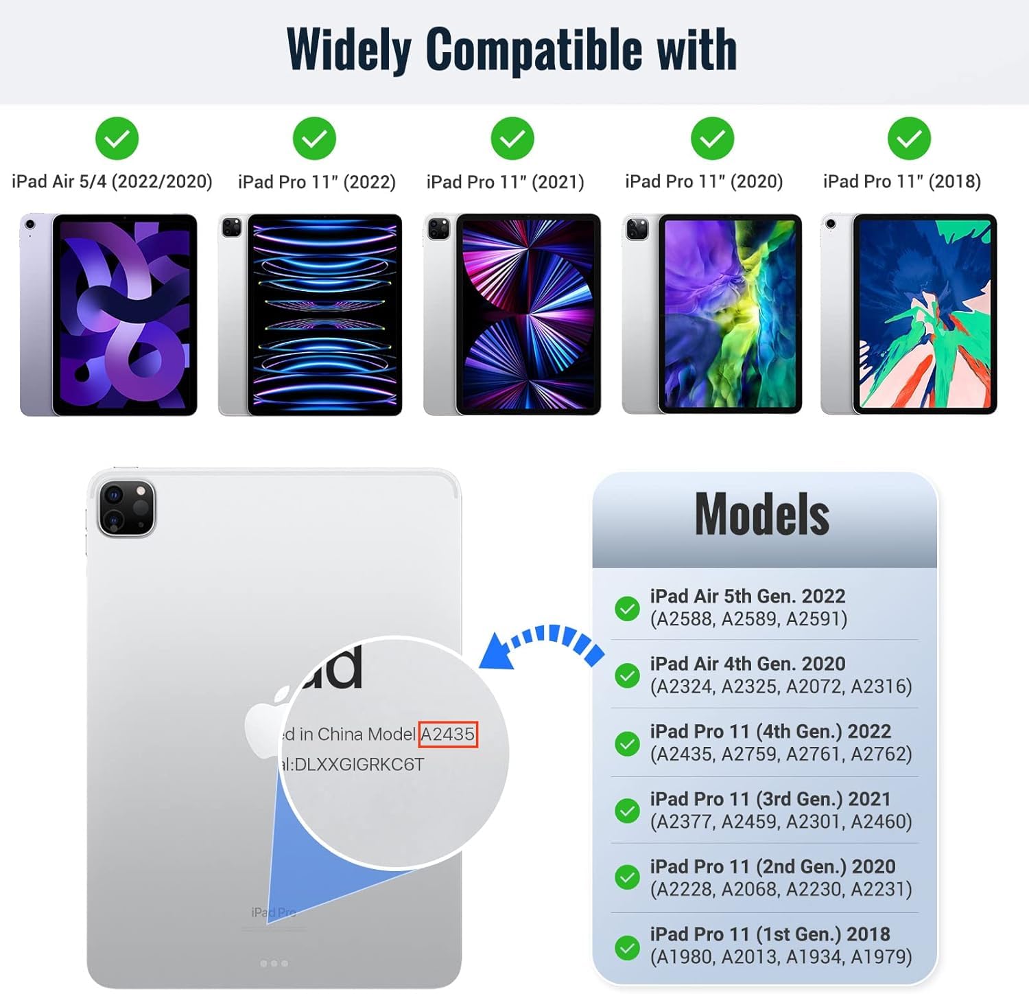 MoKo MoKo Magnetic Paper Screen Protector for iPad Air 5th 4th Gen and iPad Pro 11 Inch Detachable Reusable Anti-Glare Easy Install Matte Film - View 2 of 7