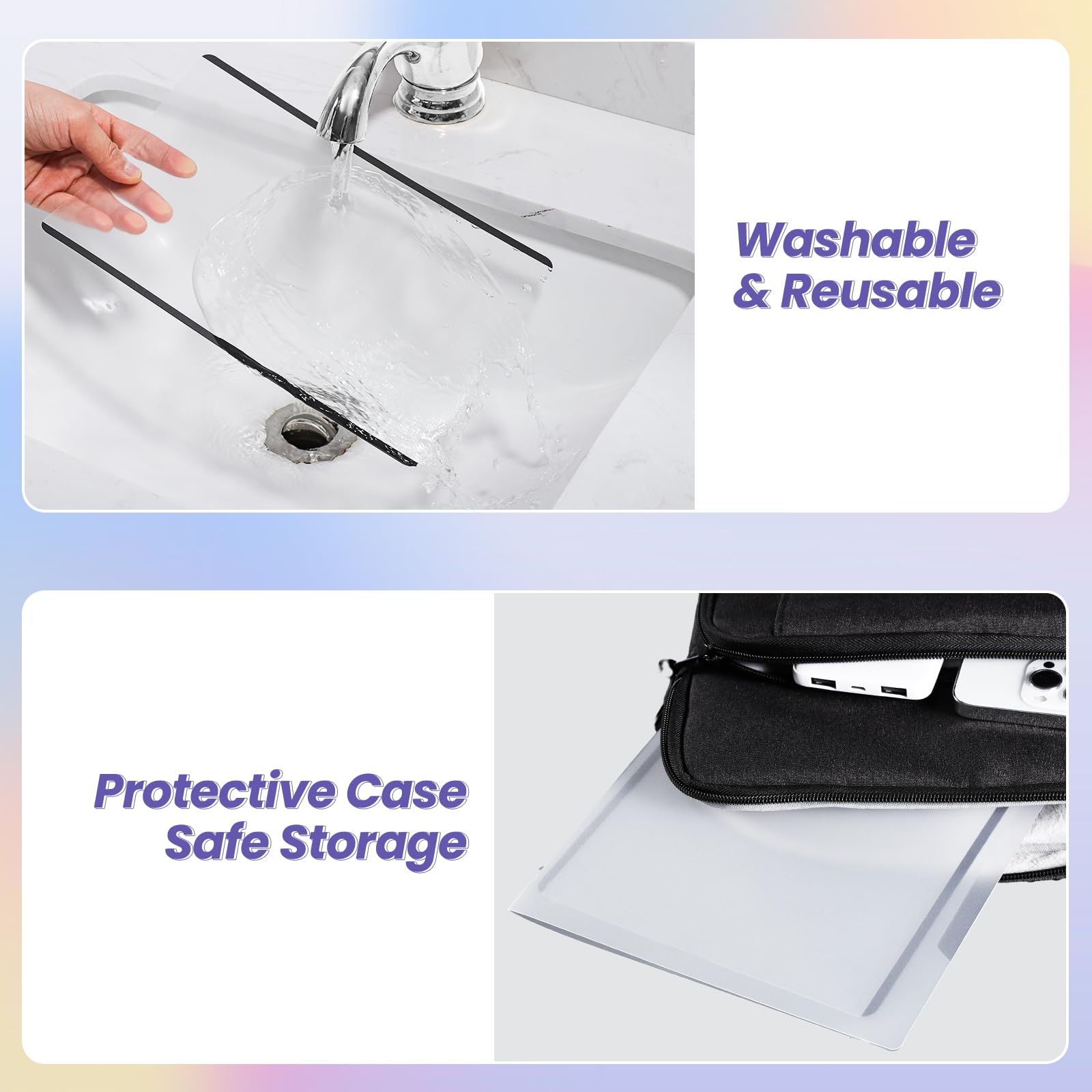 MoKo MoKo Magnetic Paper Screen Protector for iPad Air 5th 4th Gen and iPad Pro 11 Inch Detachable Reusable Anti-Glare Easy Install Matte Film - View 7 of 7