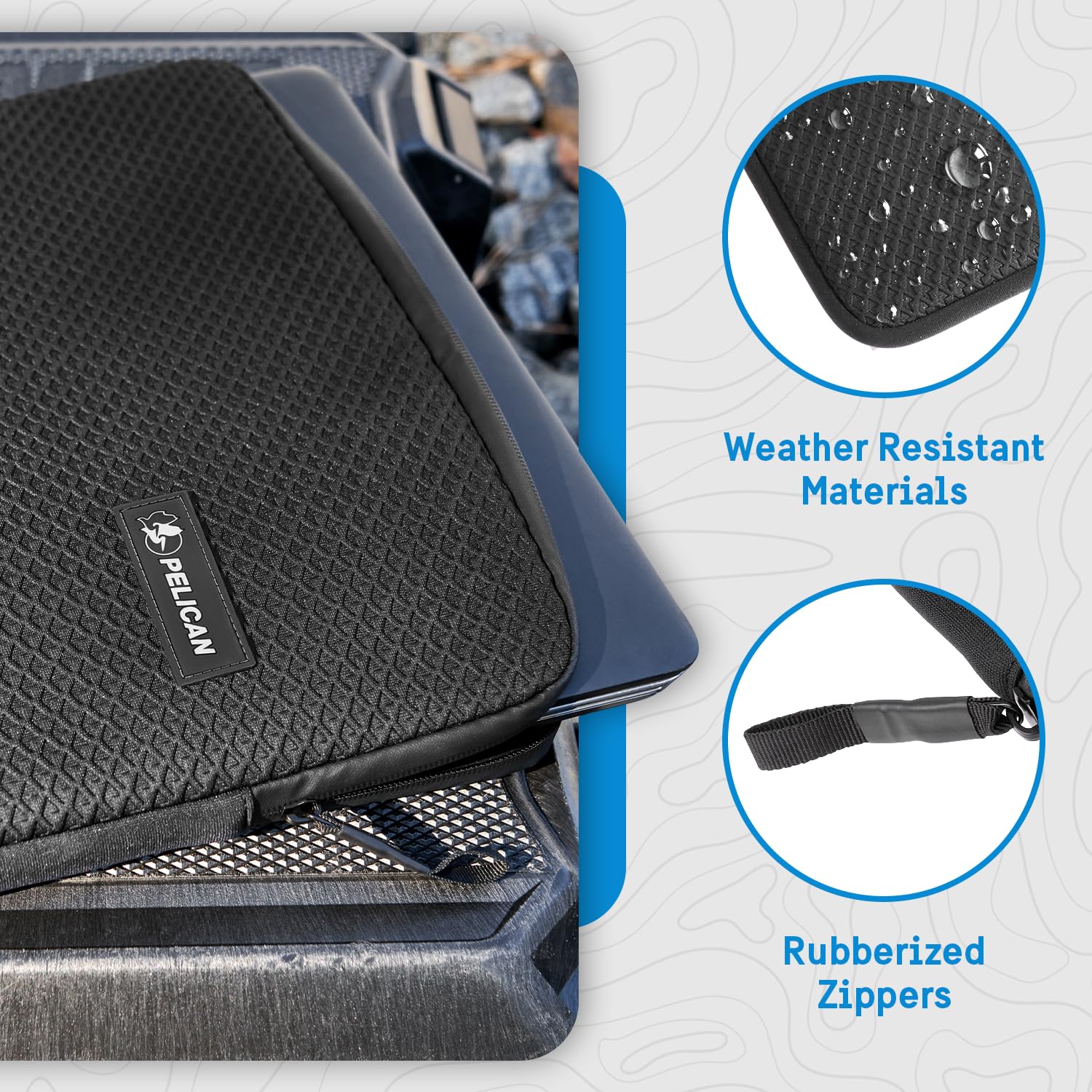 Pelican Pelican Traveler 14 Inch Laptop Case Compact Weather Resistant Heavy Duty Sleeve for MacBook Pro Air and All Laptops 12 to 14 Inches Black - View 2 of 7