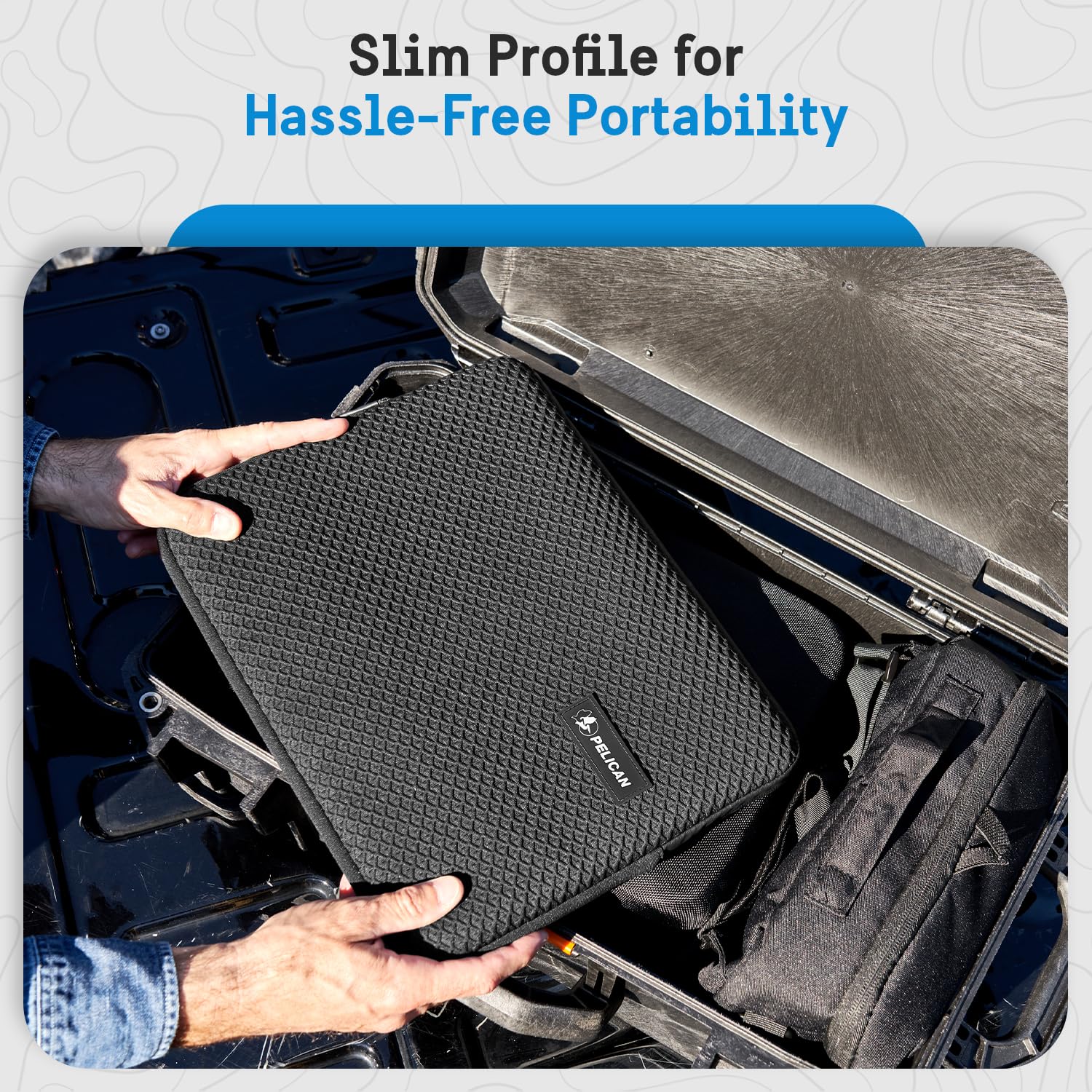 Pelican Pelican Traveler 14 Inch Laptop Case Compact Weather Resistant Heavy Duty Sleeve for MacBook Pro Air and All Laptops 12 to 14 Inches Black - View 3 of 7