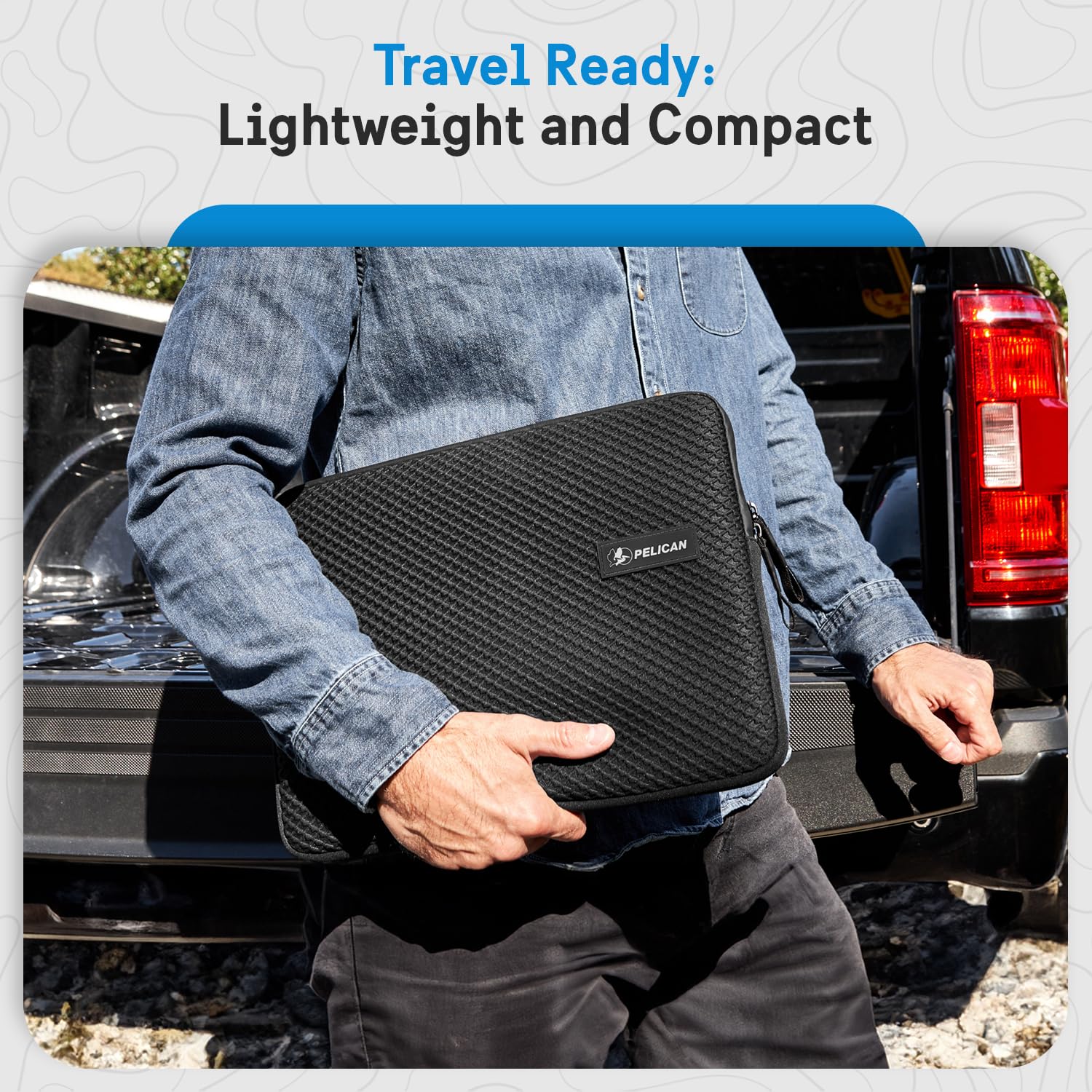 Pelican Pelican Traveler 14 Inch Laptop Case Compact Weather Resistant Heavy Duty Sleeve for MacBook Pro Air and All Laptops 12 to 14 Inches Black - View 5 of 7