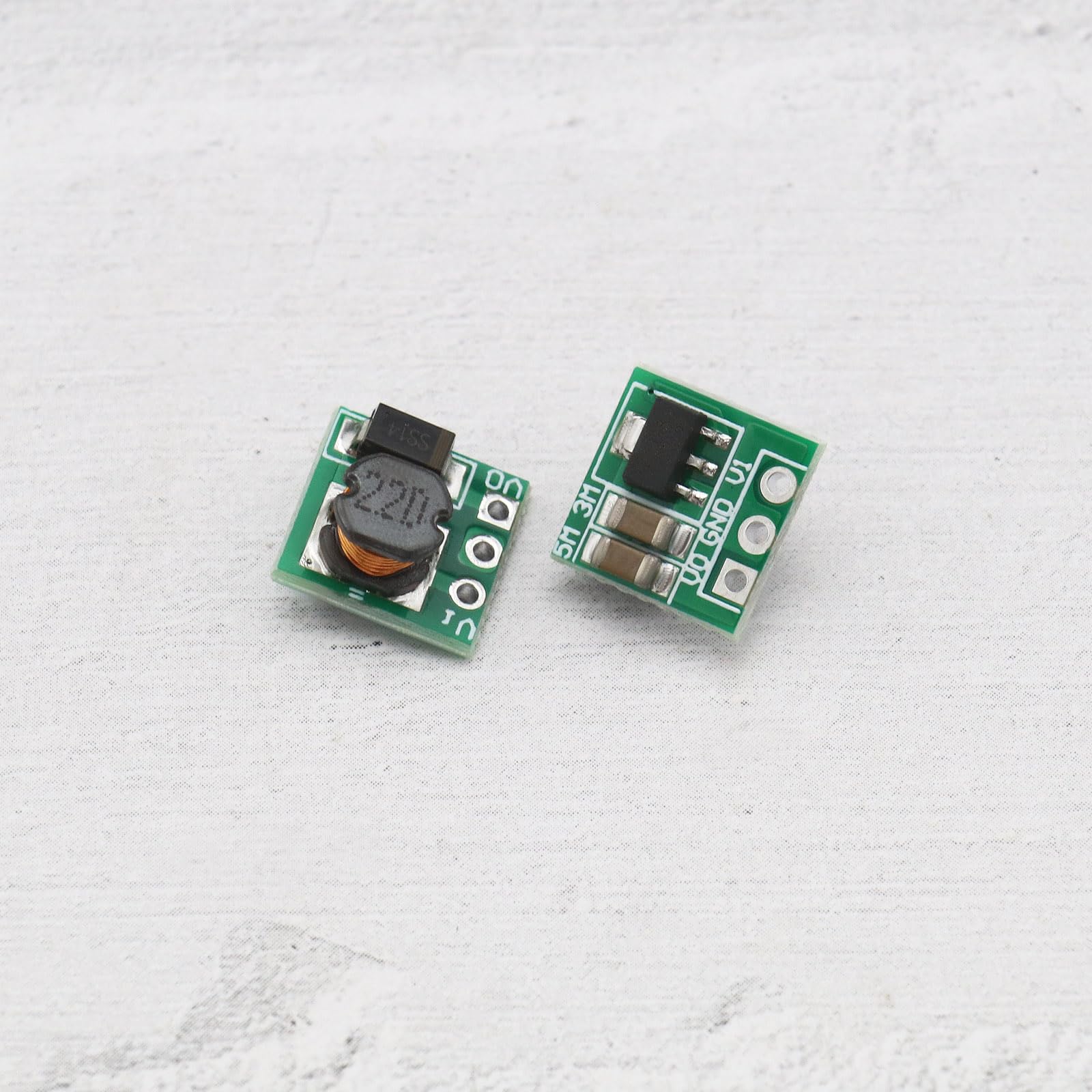 ECSiNG ECSiNG 10PCS DC-DC Step-Up Power Module 0.9-5V to 5V Voltage Boost Converter Board Compact Size Green - View 7 of 7