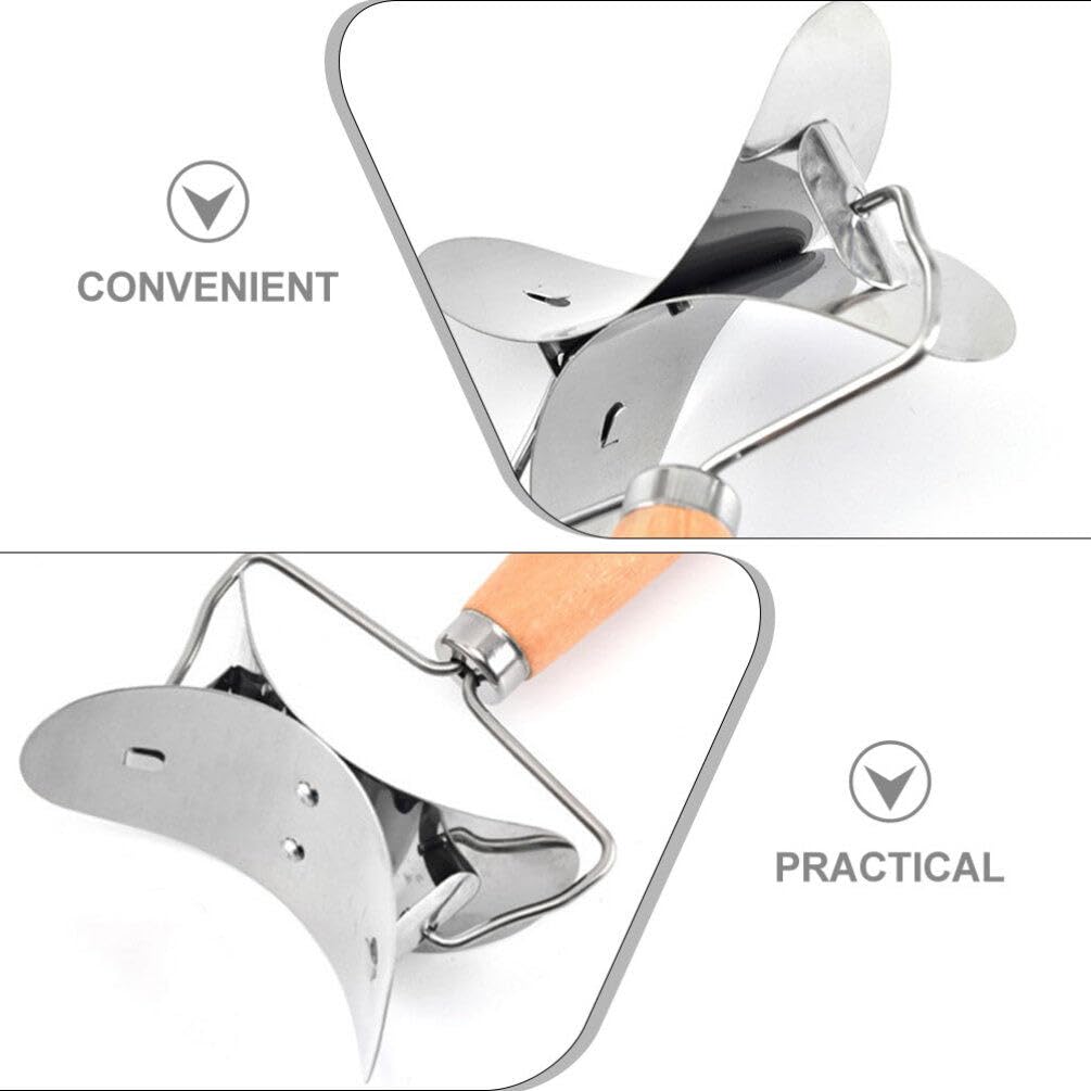 Kichvoe Kichvoe Stainless Steel Dumpling Maker and Dough Cutter for Ravioli Cookies and Pastry Kitchen Accessories - View 5 of 9