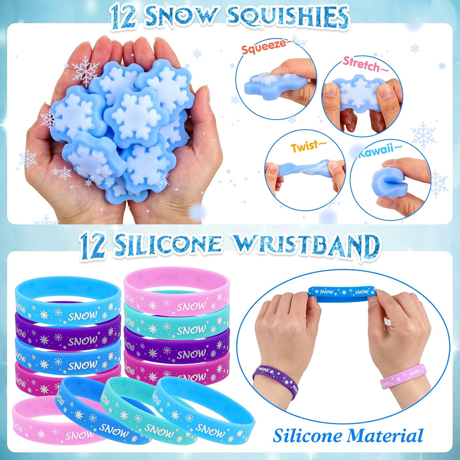 Mepmela Mepmela Frozen Party Favors Birthday Supplies Decorations Goodie Bags Fillers for Kids and Girls - View 2 of 7