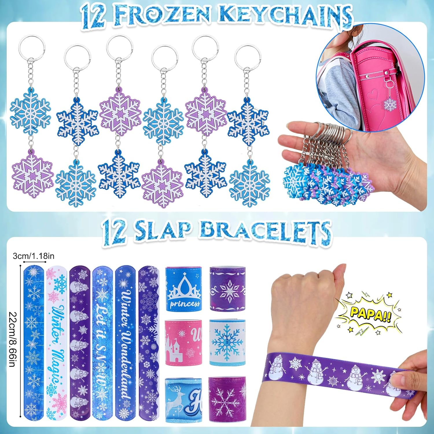 Mepmela Mepmela Frozen Party Favors Birthday Supplies Decorations Goodie Bags Fillers for Kids and Girls - View 3 of 7